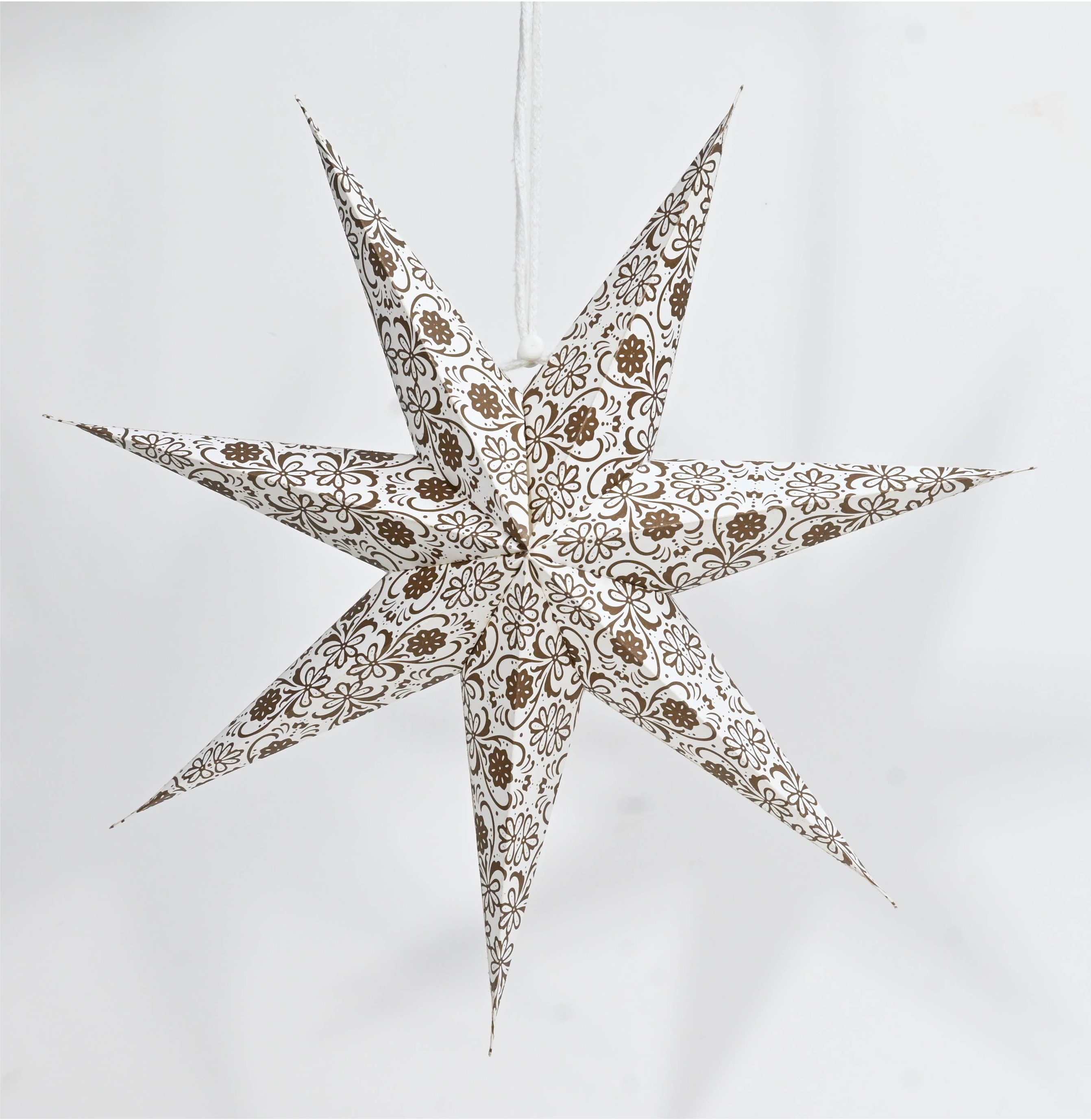Printed Star Hanging - 30cm Gold Gift