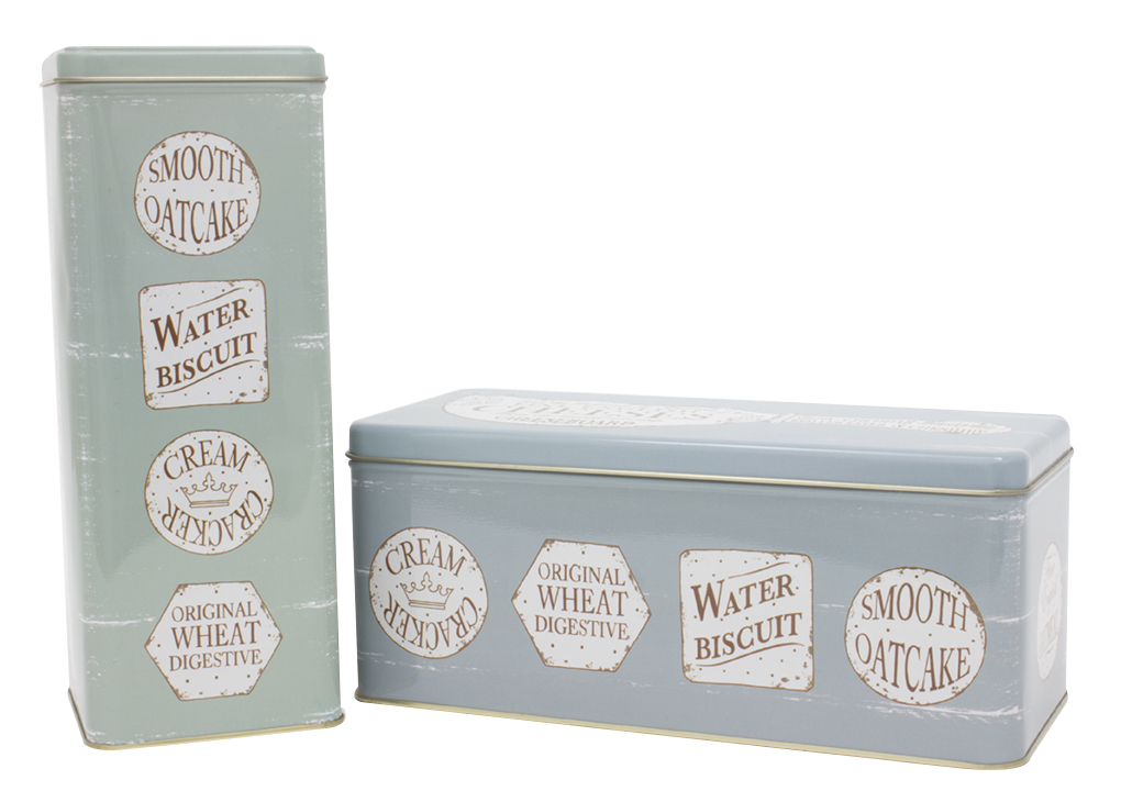 Set Of 2 Cracker Tins The Specialist Gift