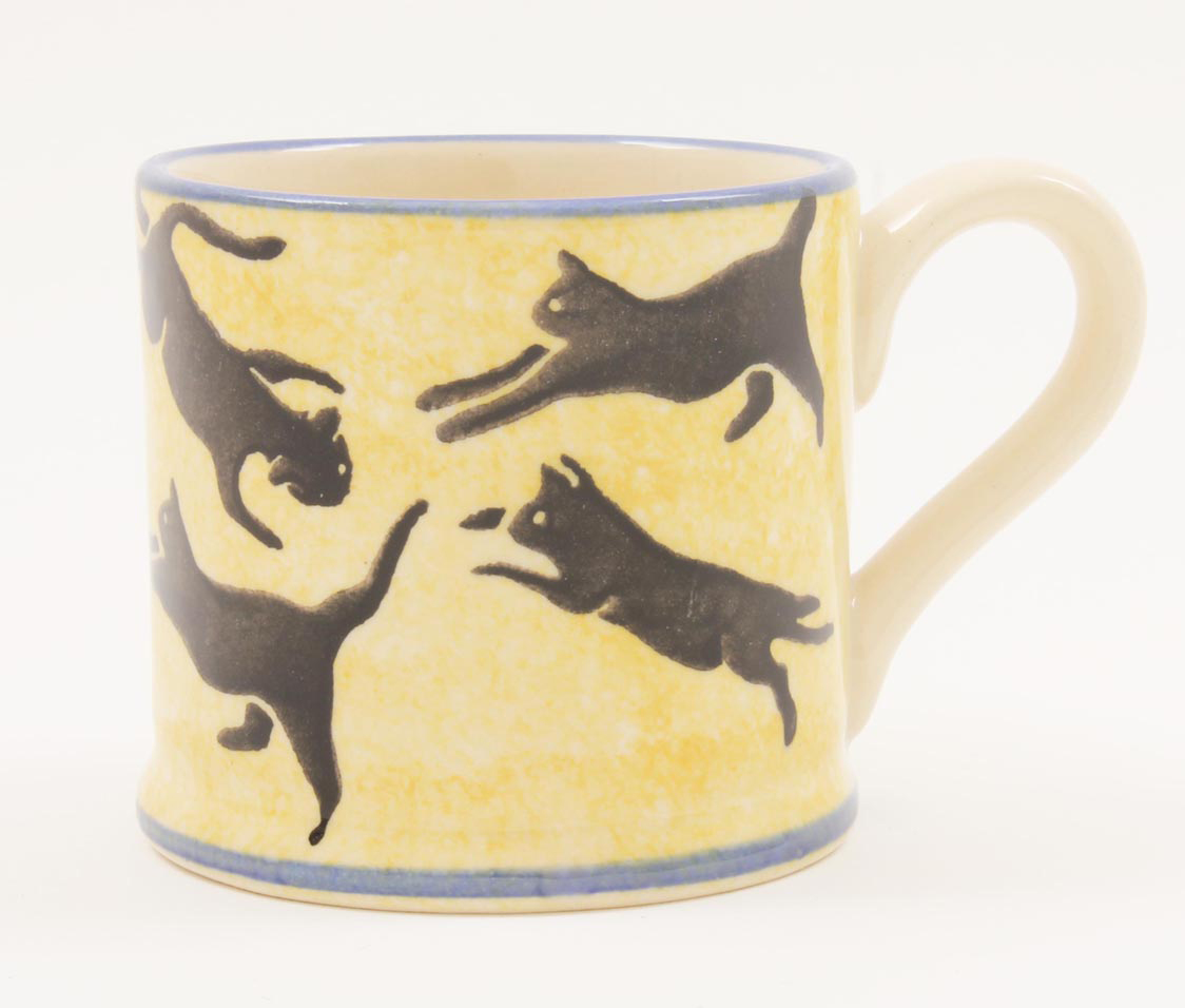 Brixton Cats Leaping Mug Small 150ml Gift