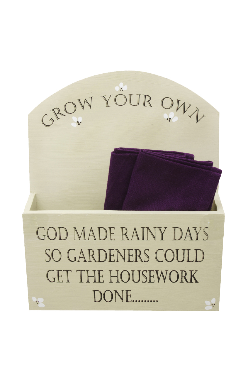 I Love My Garden Grow Your Own Wall Tidy Gift