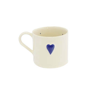 Shaker Blue Heart 250ml Mug Gift