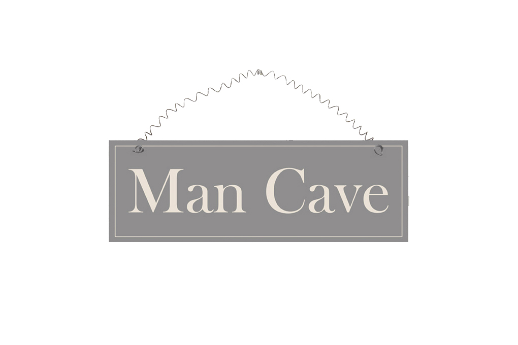 Man Cave Sign Alpine Chalet Gift