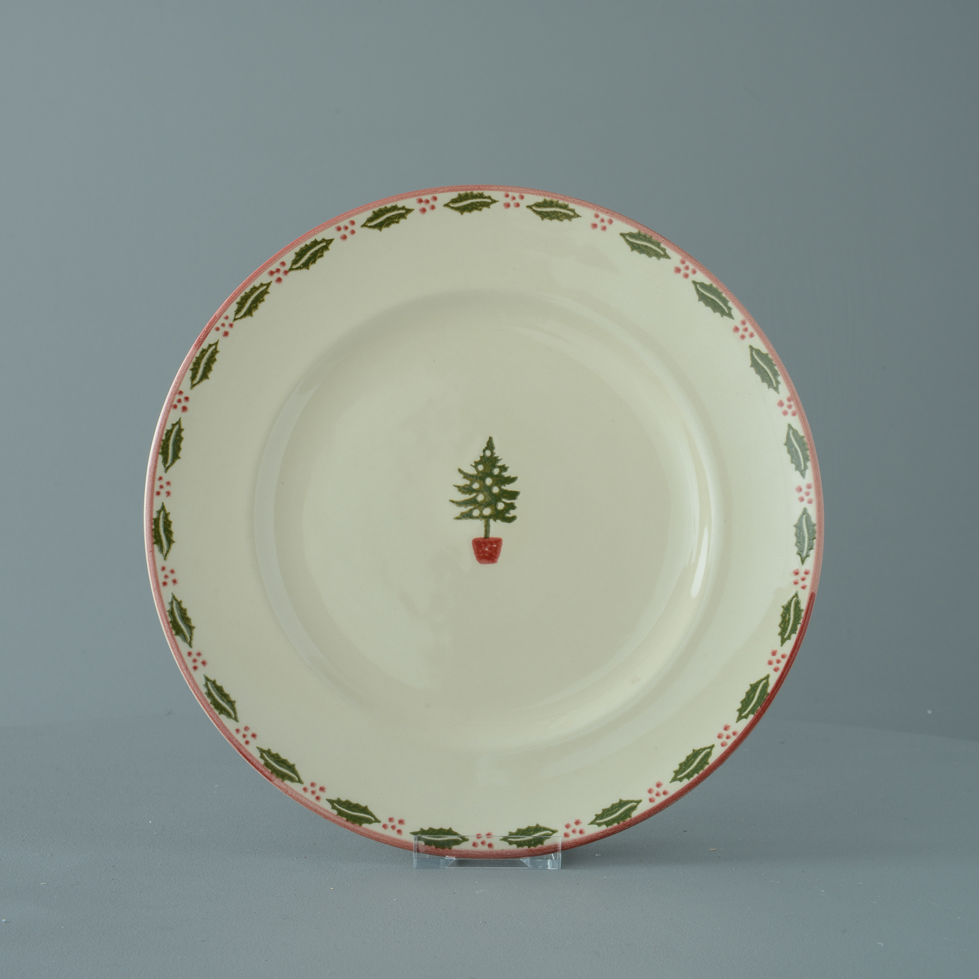 Brixton Xmas Tree & Baubles Dinner Plate 26cm Gift
