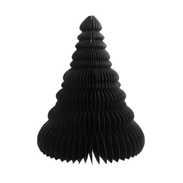 Paper Honeycomb Tree 70cm Black Gift