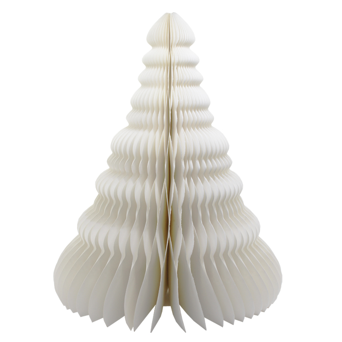 Paper Honeycomb Tree 100cm White Gift
