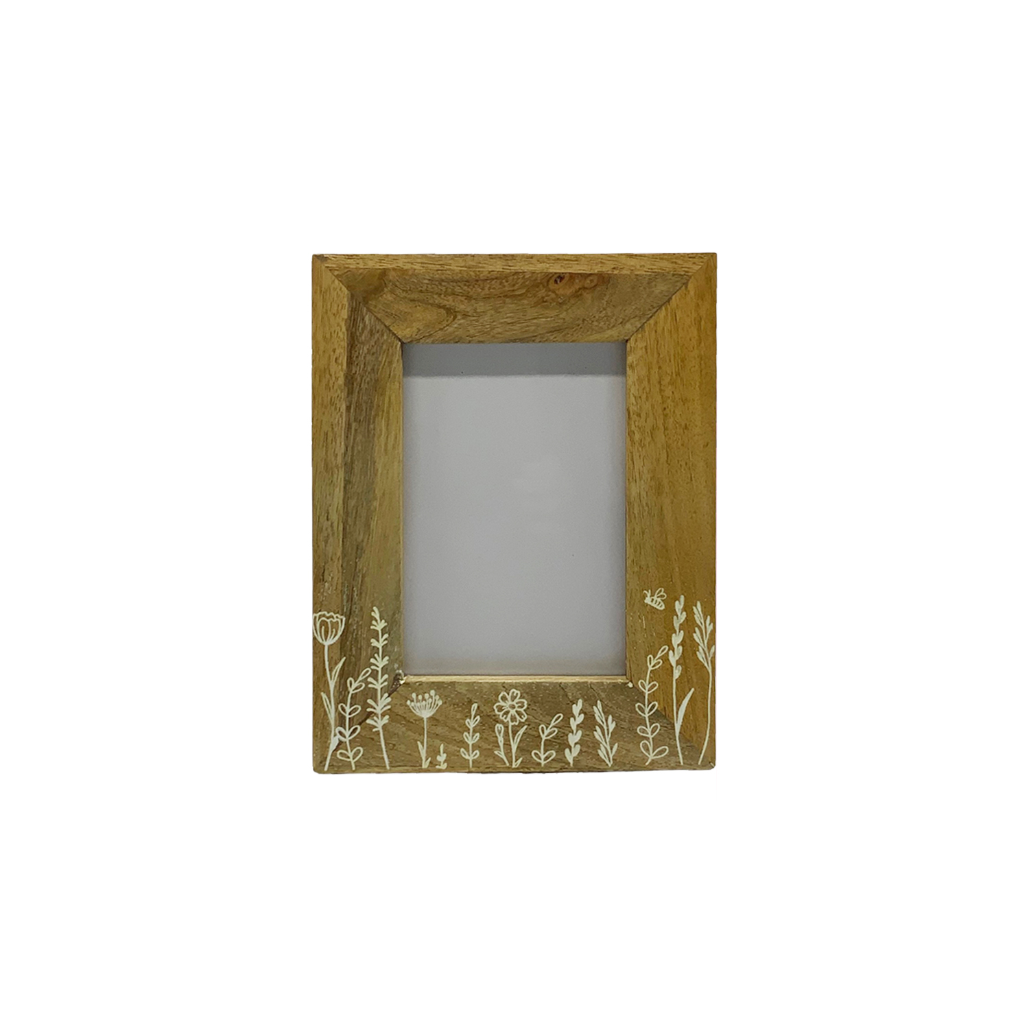 Wildflower Etched Photo Frame Large 23cm Gift