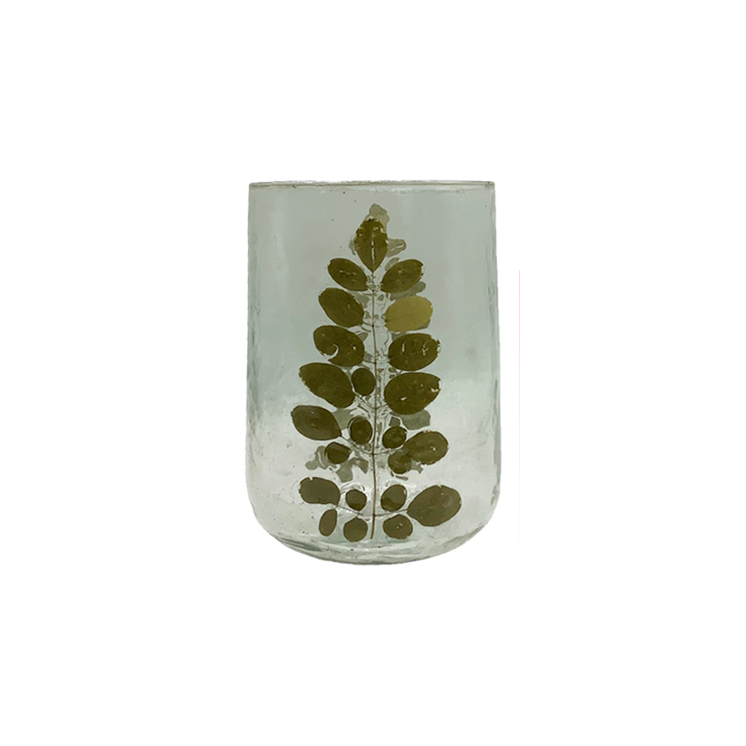 Leaf Mosaic Vase 20cm Gift