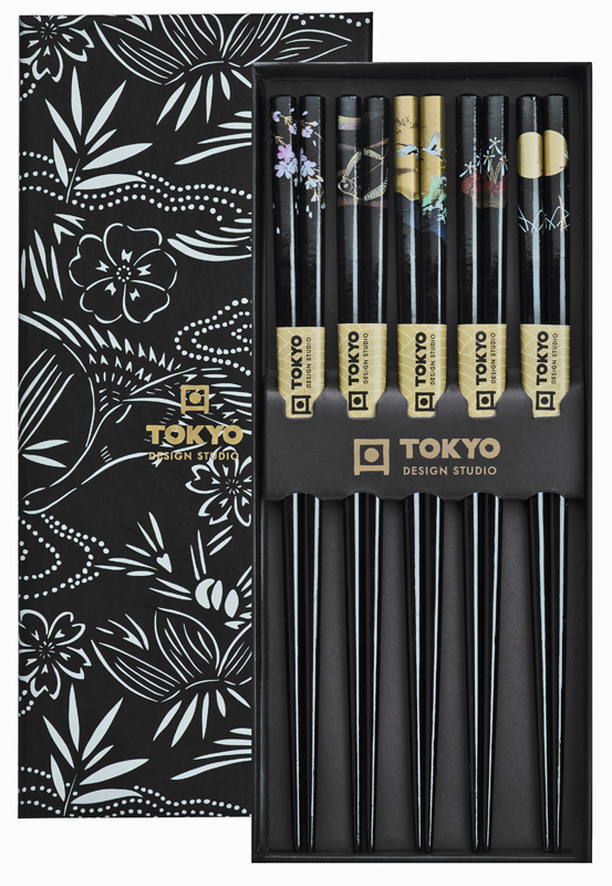 Chopstick Giftset/5  Black B-105kb-1 1/100 Gift