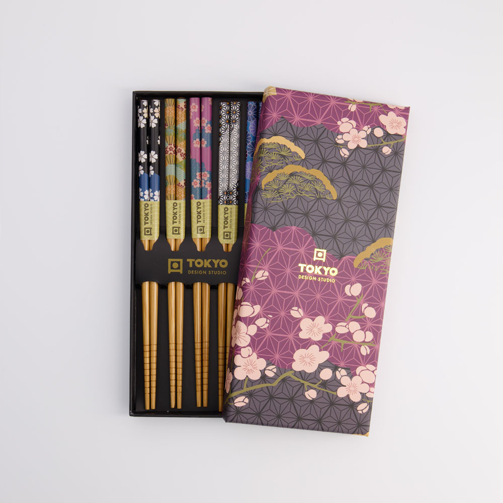 Chopstick Giftset/5 Flowers Dj2301 1/100 Gift