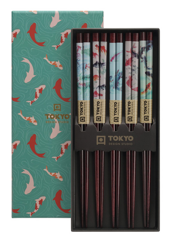 Chopstick Giftset/5 Goldfish 17861 1/100 Gift