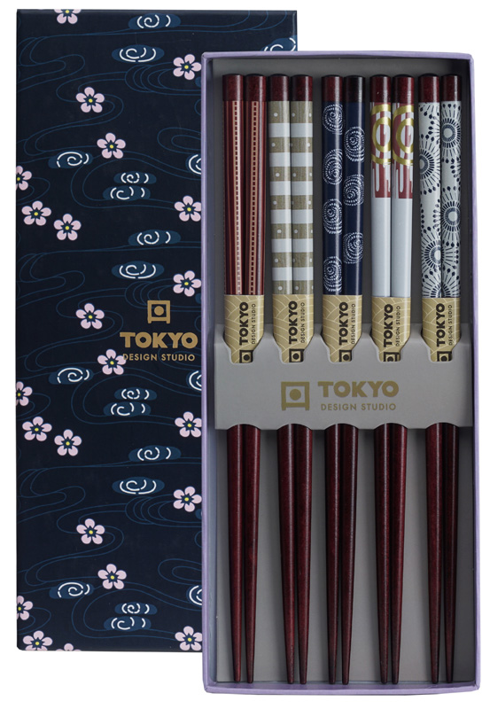 Chopstick Giftset/5 Mixed Designs 4800 1/100 Gift