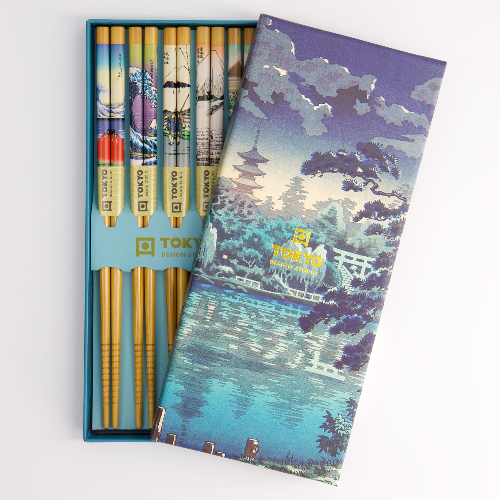 Chopstick Giftset/5 Temple A1-b158 21875 1/100 Gift