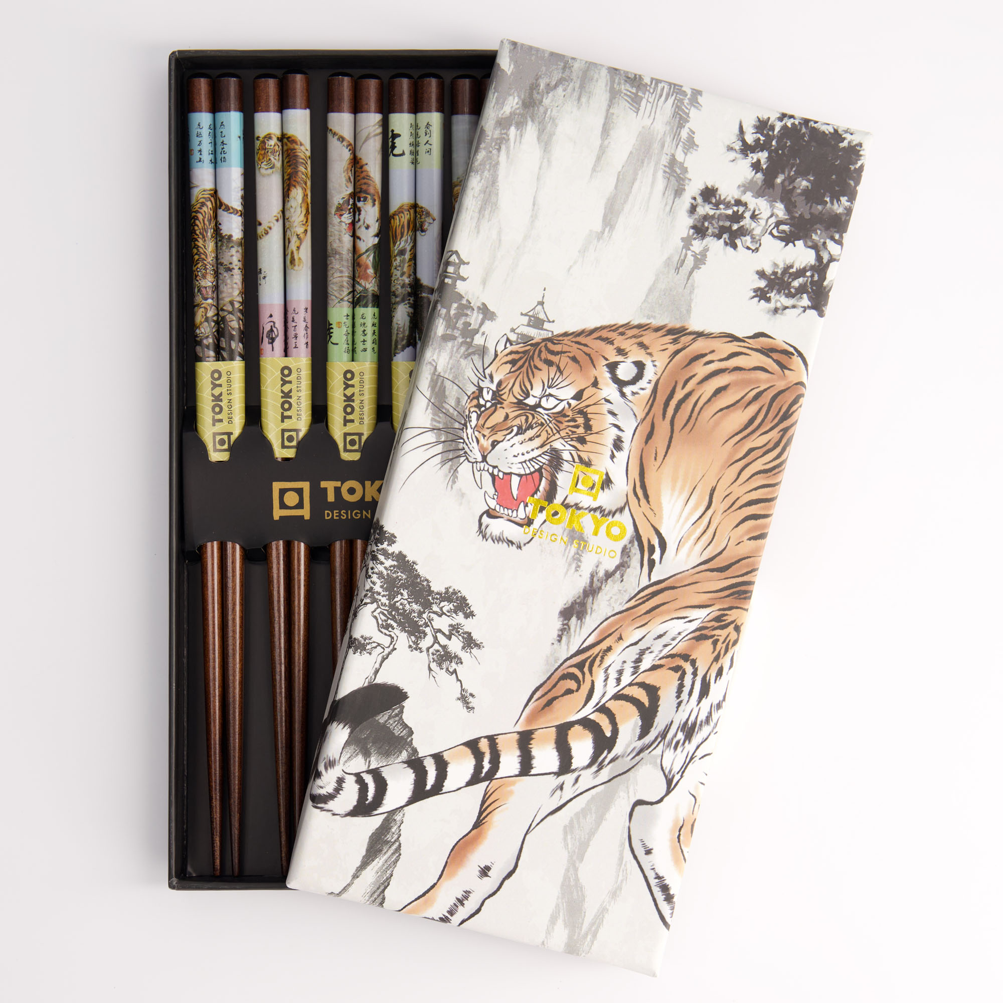 Chopstick Giftset/5 Tiger Djb5-602 21878 1/100 Gift