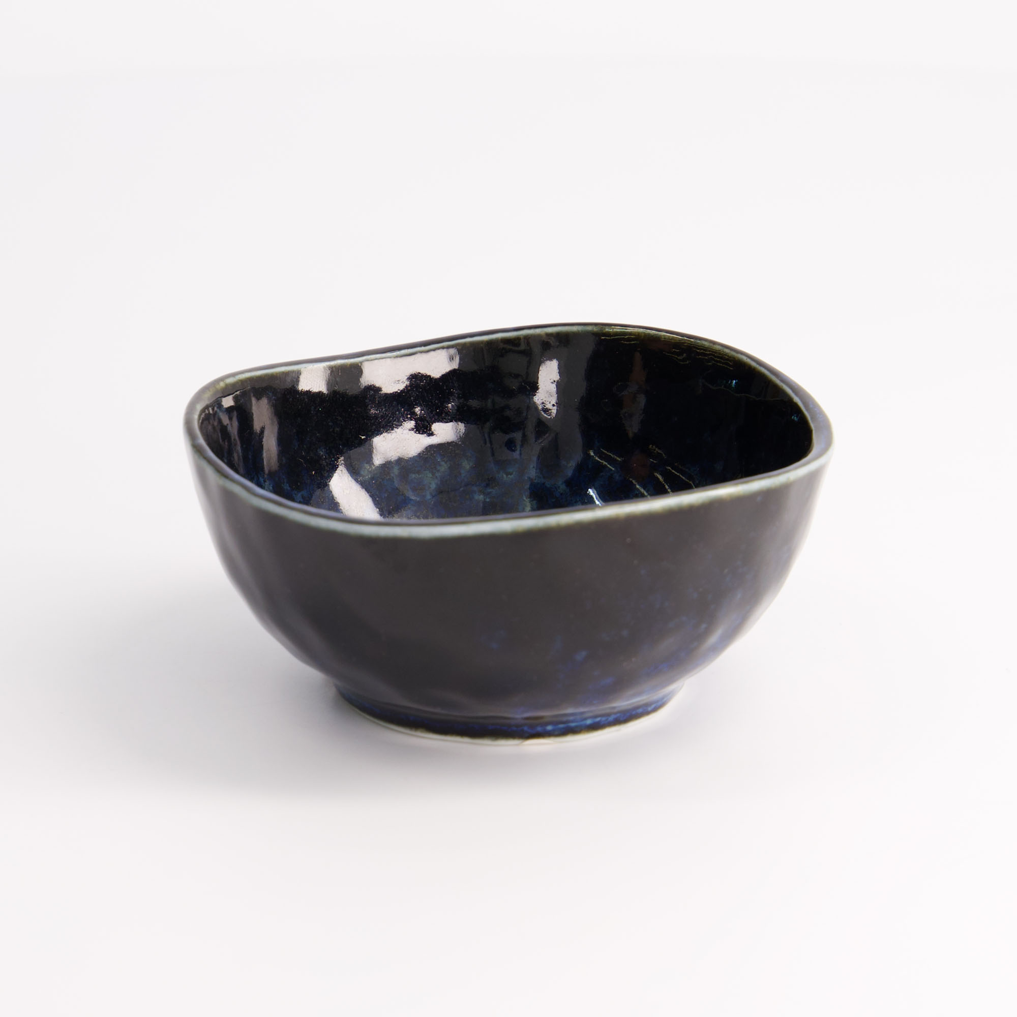 Cobalt Blue Triangle Mini Bowl 9x4.2cm 130ml Yw-5586 12/144 Gift