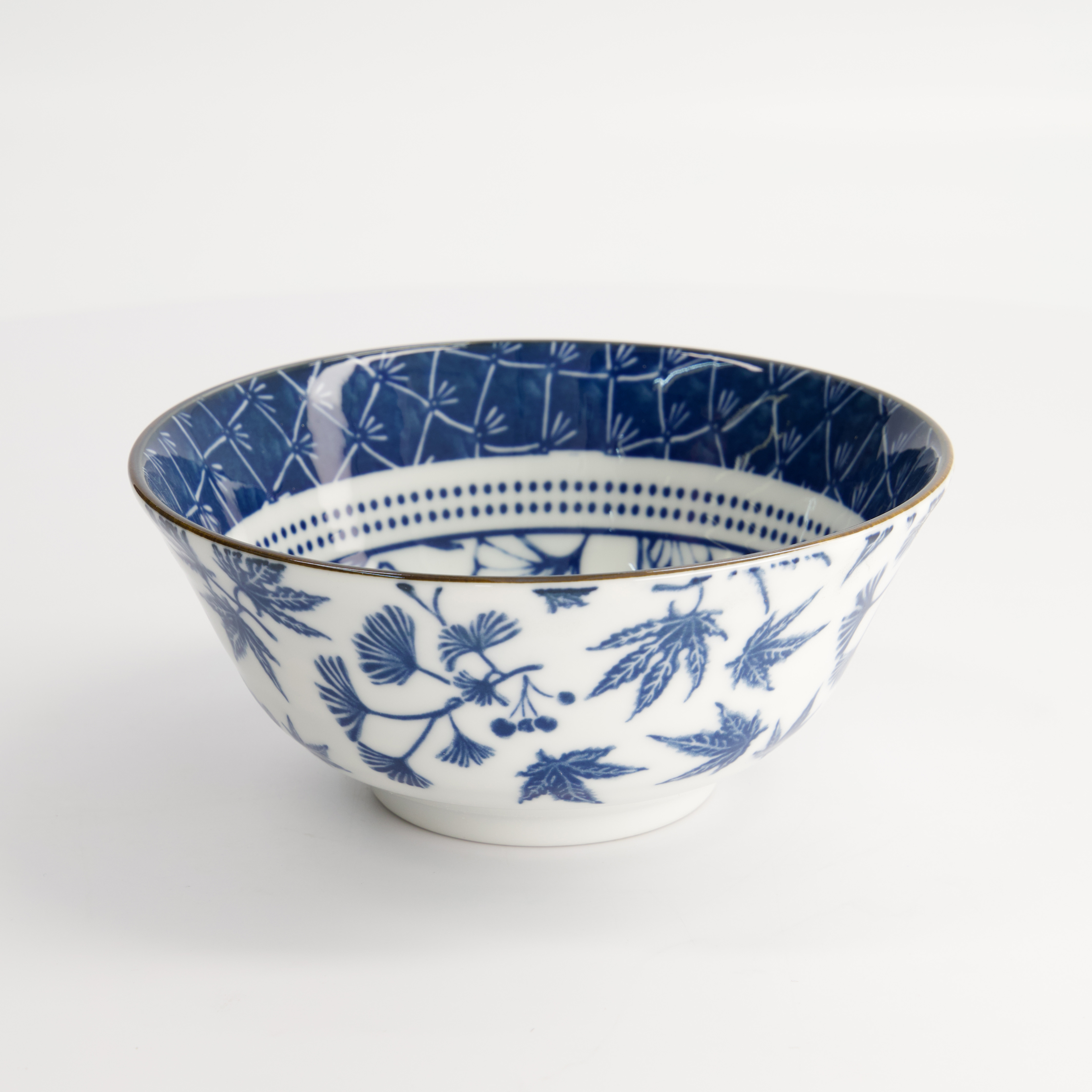 Flora Japonica Tayo Bowl 15.5x7cm 500ml Gingko Fk-8022/a 6/48 Gift