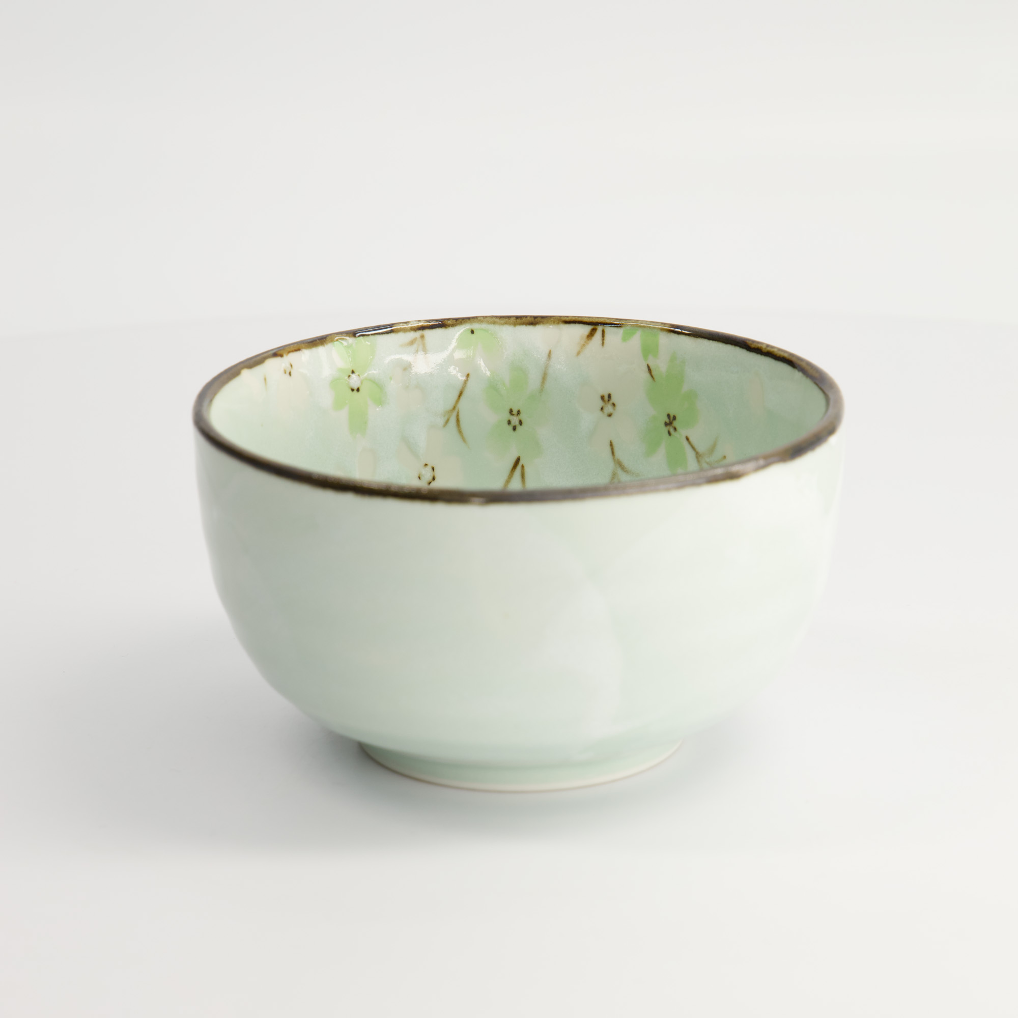 Green Cosmos Bowl 13x7cm 550ml Q55/gc 4/32 Gift