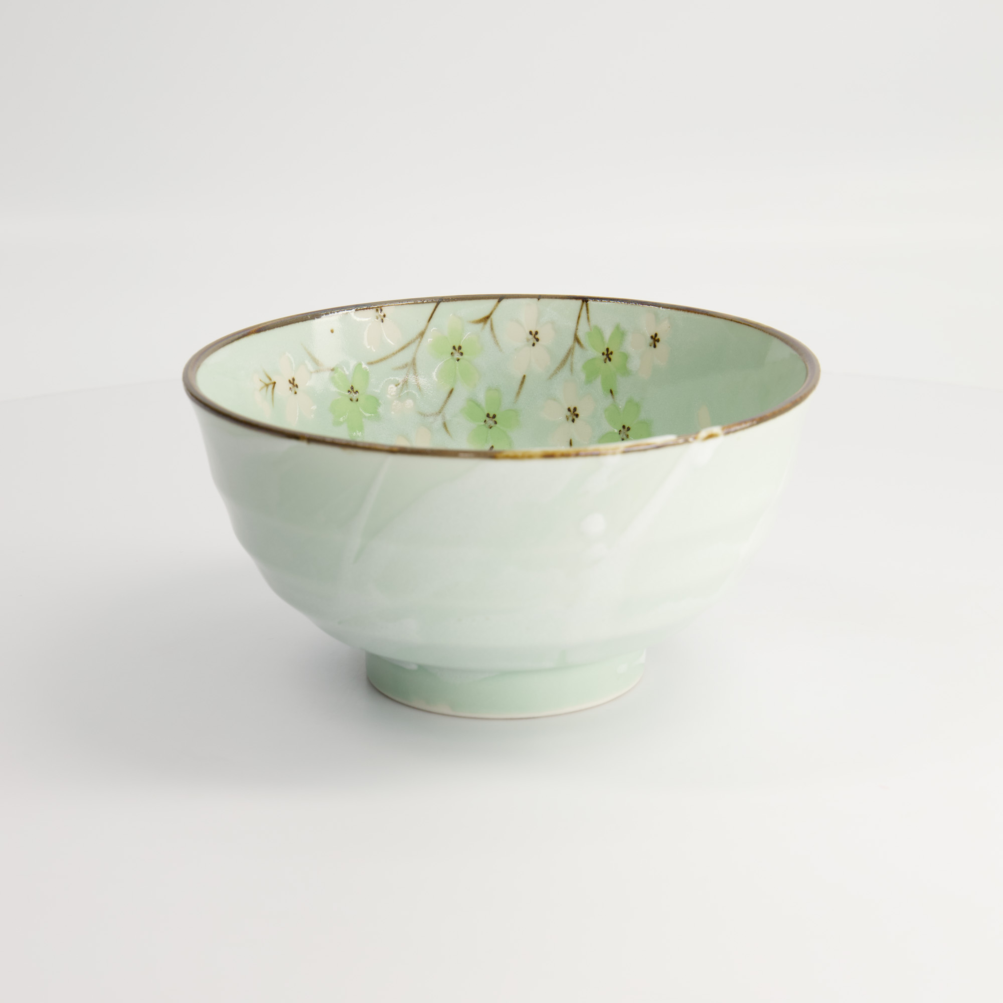 Green Cosmos Bowl 17x9cm 900ml Q566/gc 4/32 Gift