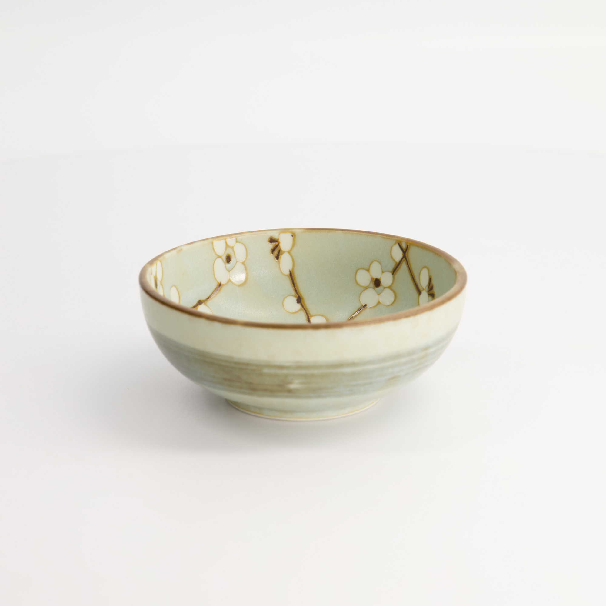 Green Soshun Bowl 11.2x4.5cm 200ml Q54/bp 12/96 Gift