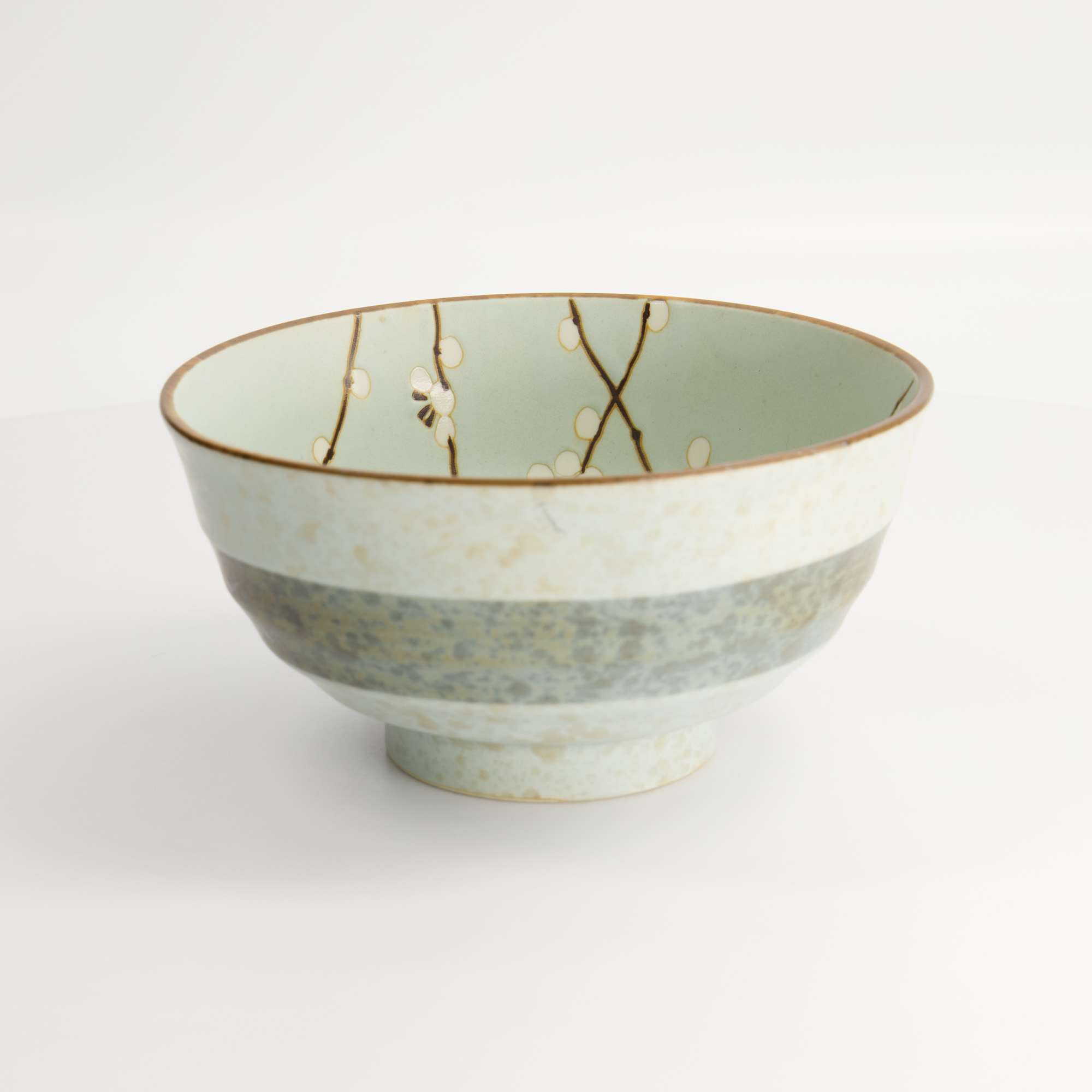 Green Soshun Bowl 17x9cm 900ml Q566/bp 4/32 Gift