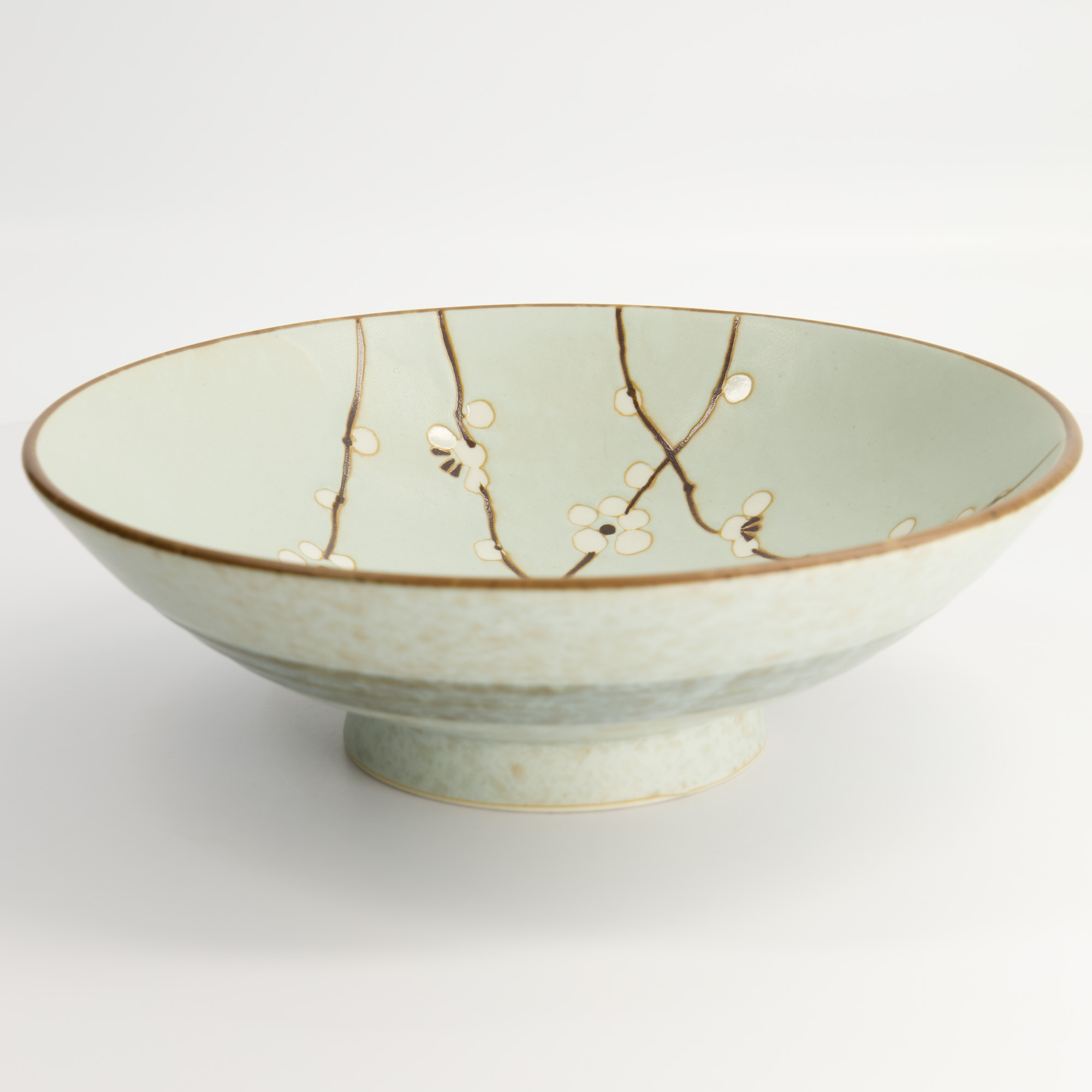 Green Soshun Bowl 24x7.5cm 1400ml Q595/bp 3/18 Gift