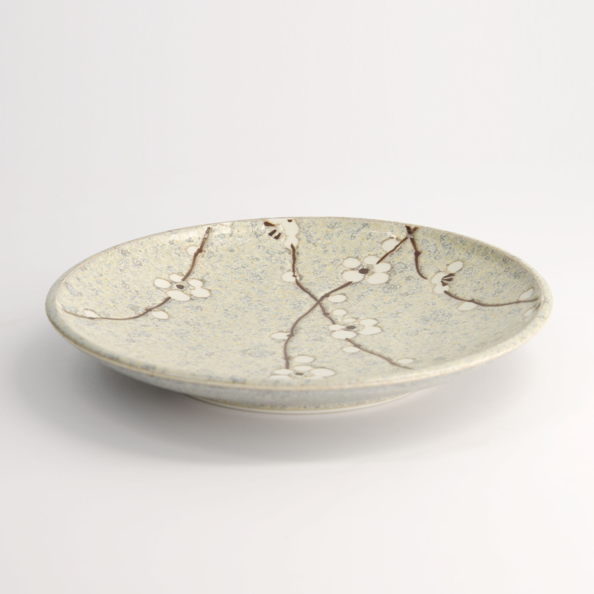 Grey Soshun Plate 19.5x3cm Yt-9978 6/48 Gift