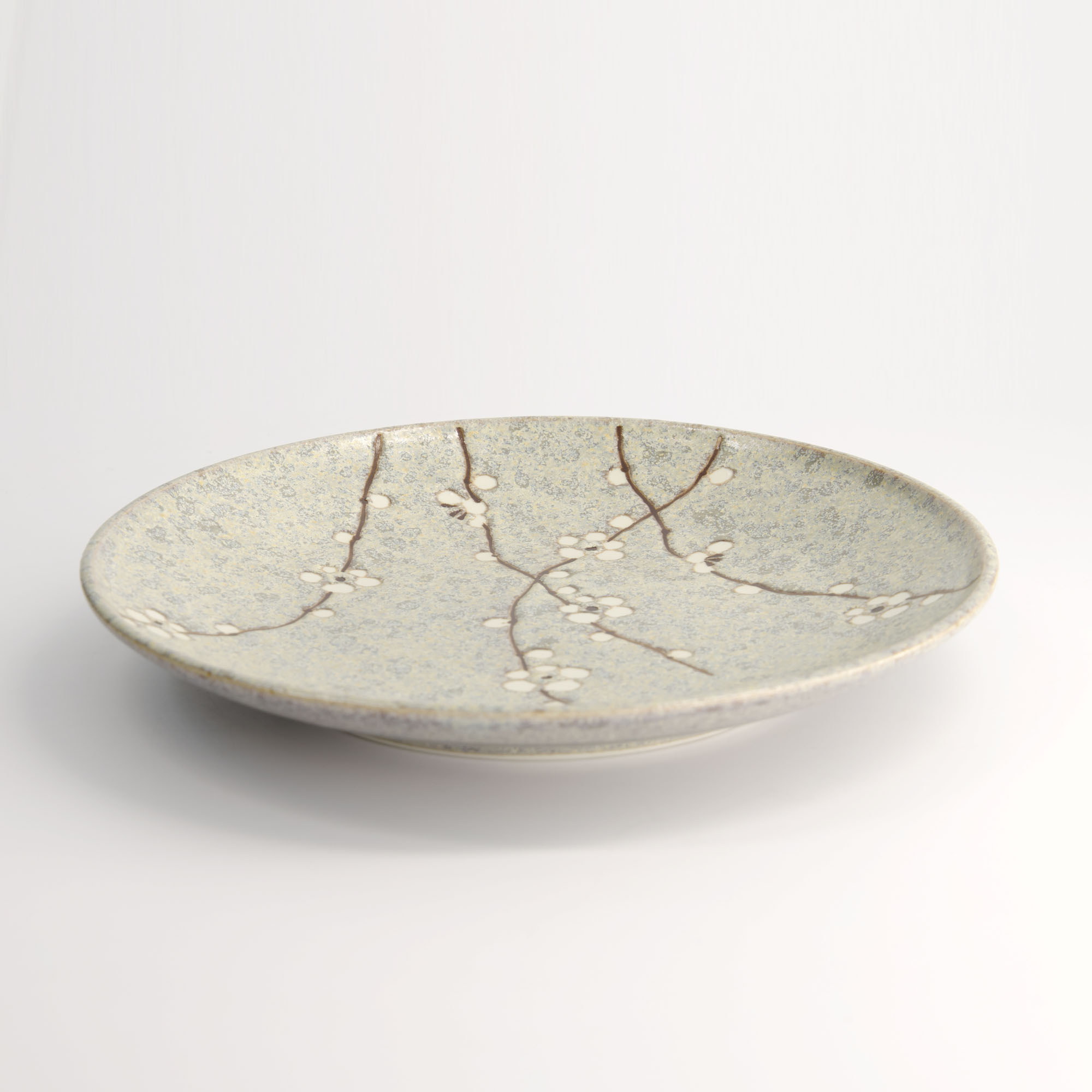 Grey Soshun Plate 26x3.4cm Yt-9979 4/24 Gift