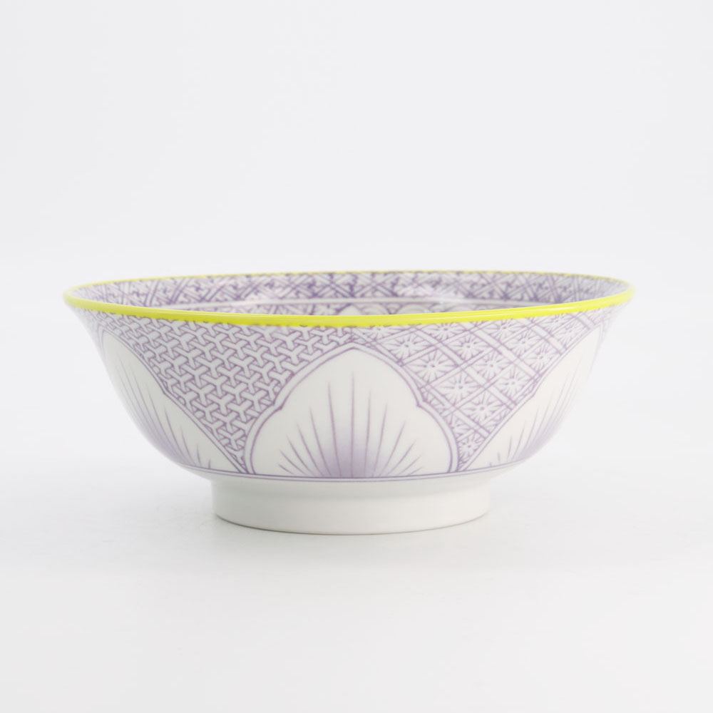 Lily Flower Bowls Ramen 20.5x8cm 1200ml Purple 20934 3/24 Gift