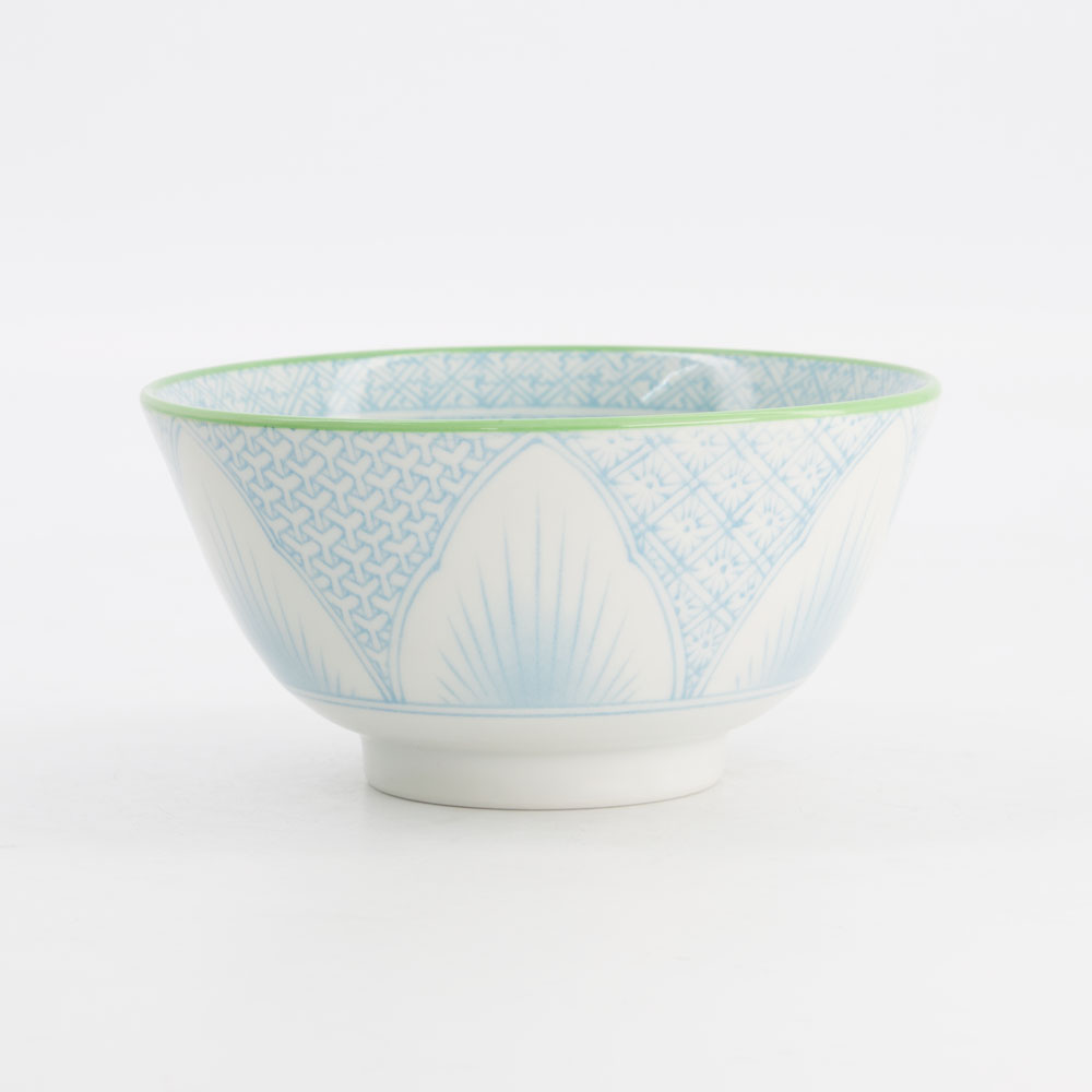 Lily Flower Small Tayo Bowl 13.5x6.8cm 300ml Light Blue 21162 6/48 Gift