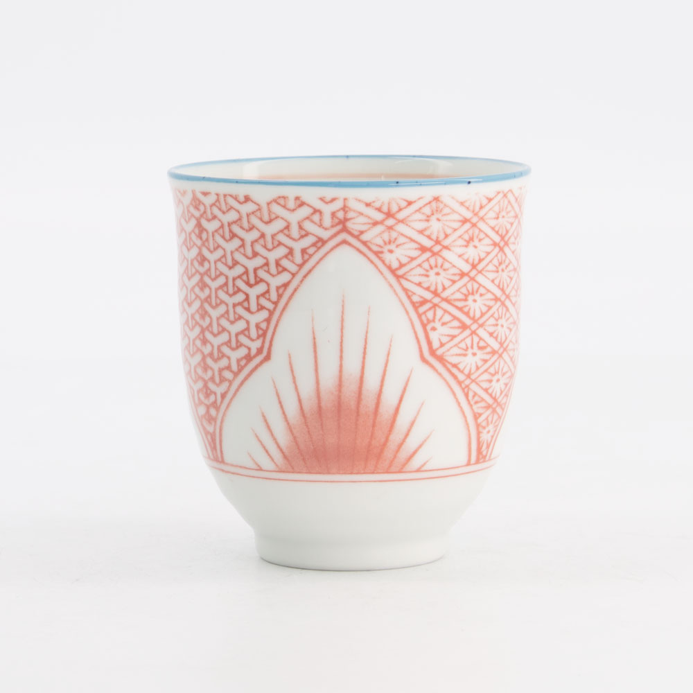 Lily Flower Tea Cup 7.8x8.2cm 250ml Red 21148 10/120 Gift