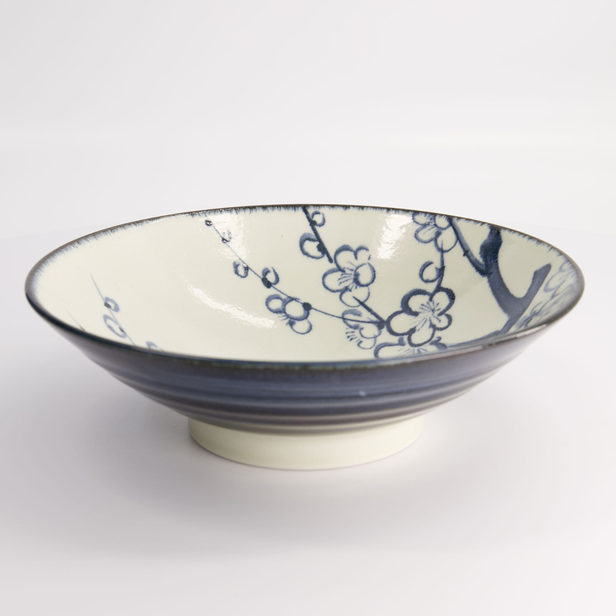 Mixed Bowl Plum 24.5x7.5cm Blue/white 1400ml 21217 4/24 Gift