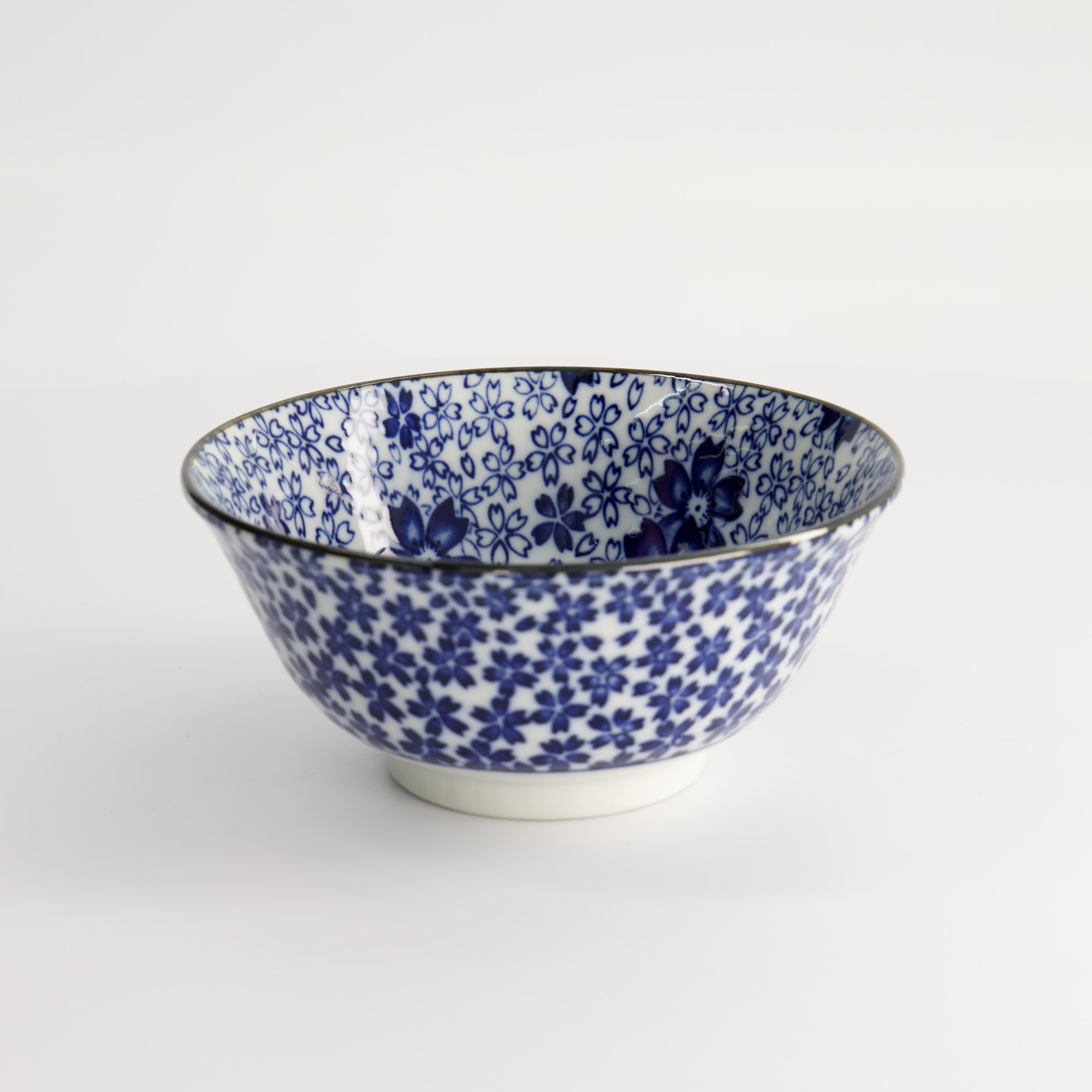 Mixed Bowls 14.8x6.8cm 550ml Sakura Chirashi Hb-9928/d 17784 6/48 Gift