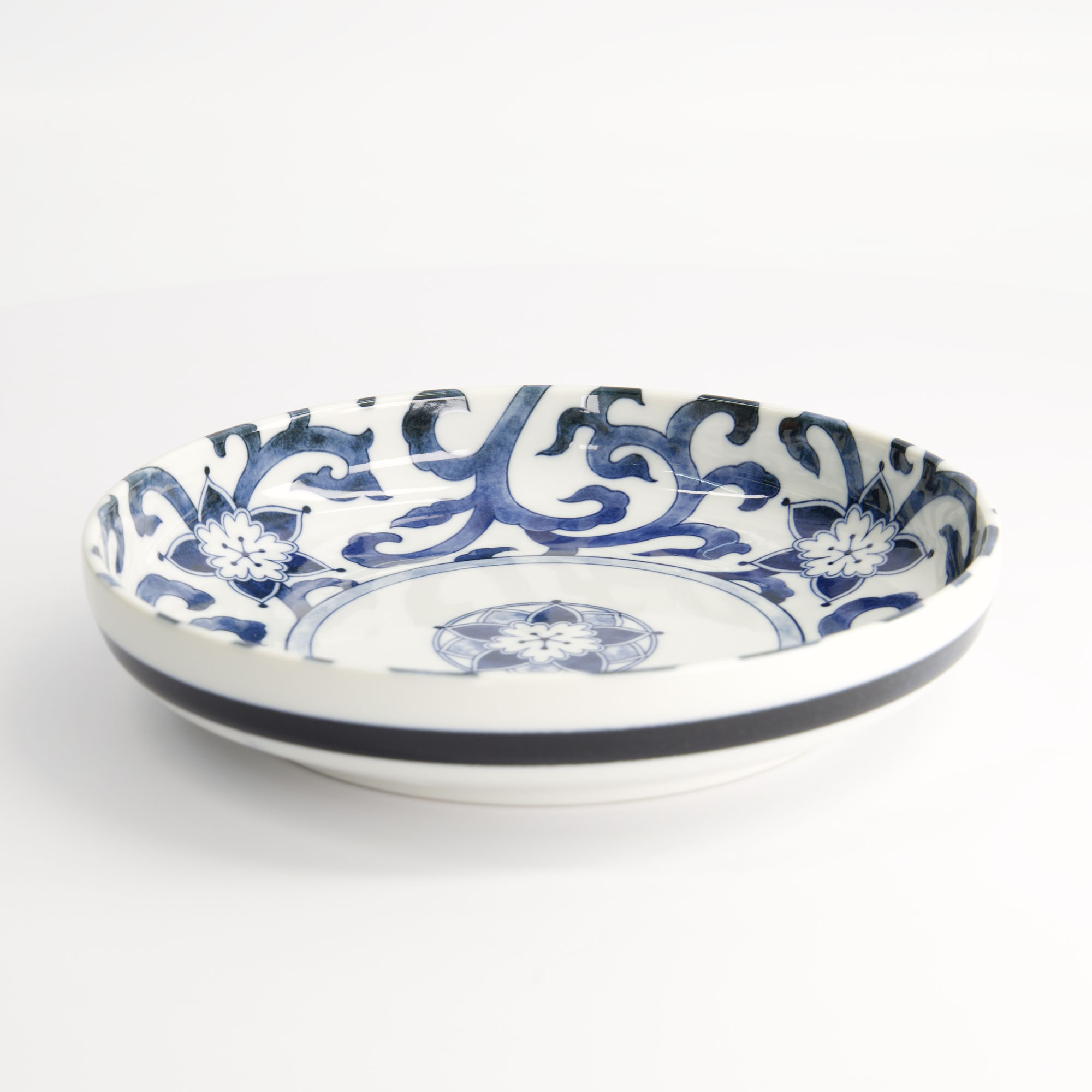 Mixed Bowls Pasta Plate Goben Karakusa 20x4.1cm 21505 4/32 Gift