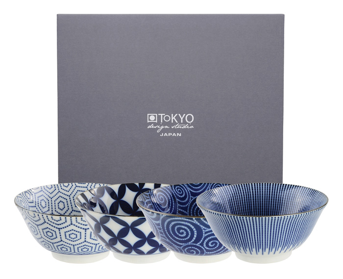 Mixed Bowls Tayo Bowl Giftbox 4pcs Kotobuki 14.8x6.8cm Hb-4402 Gift