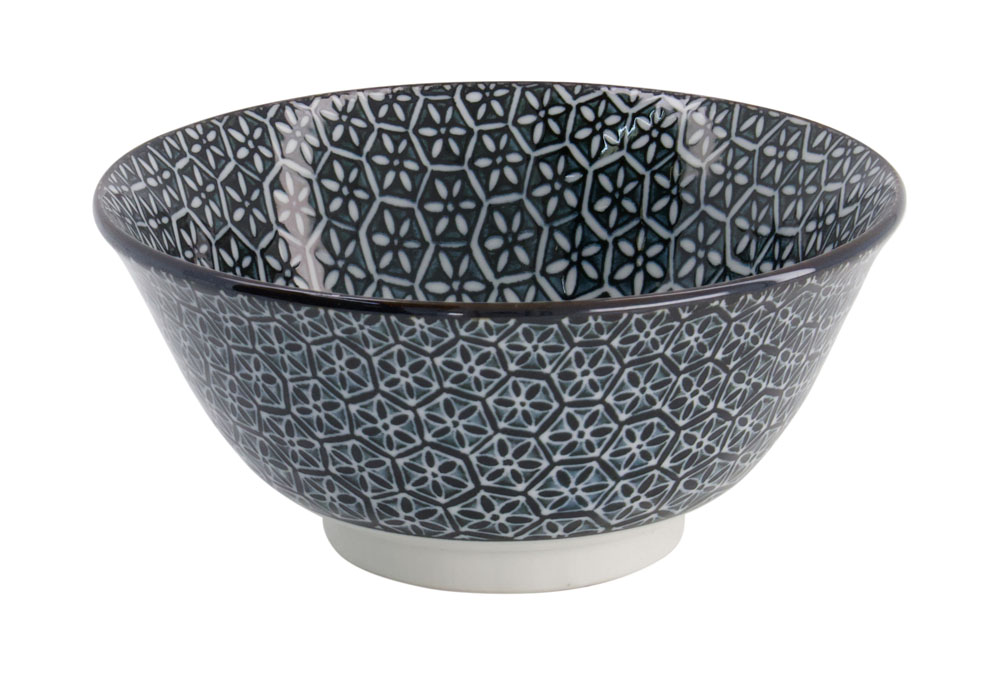 Mixed Bowls Tayo Bowl Kikko Black 14.8x6.8cm Hb-1101/15 6/48 Gift