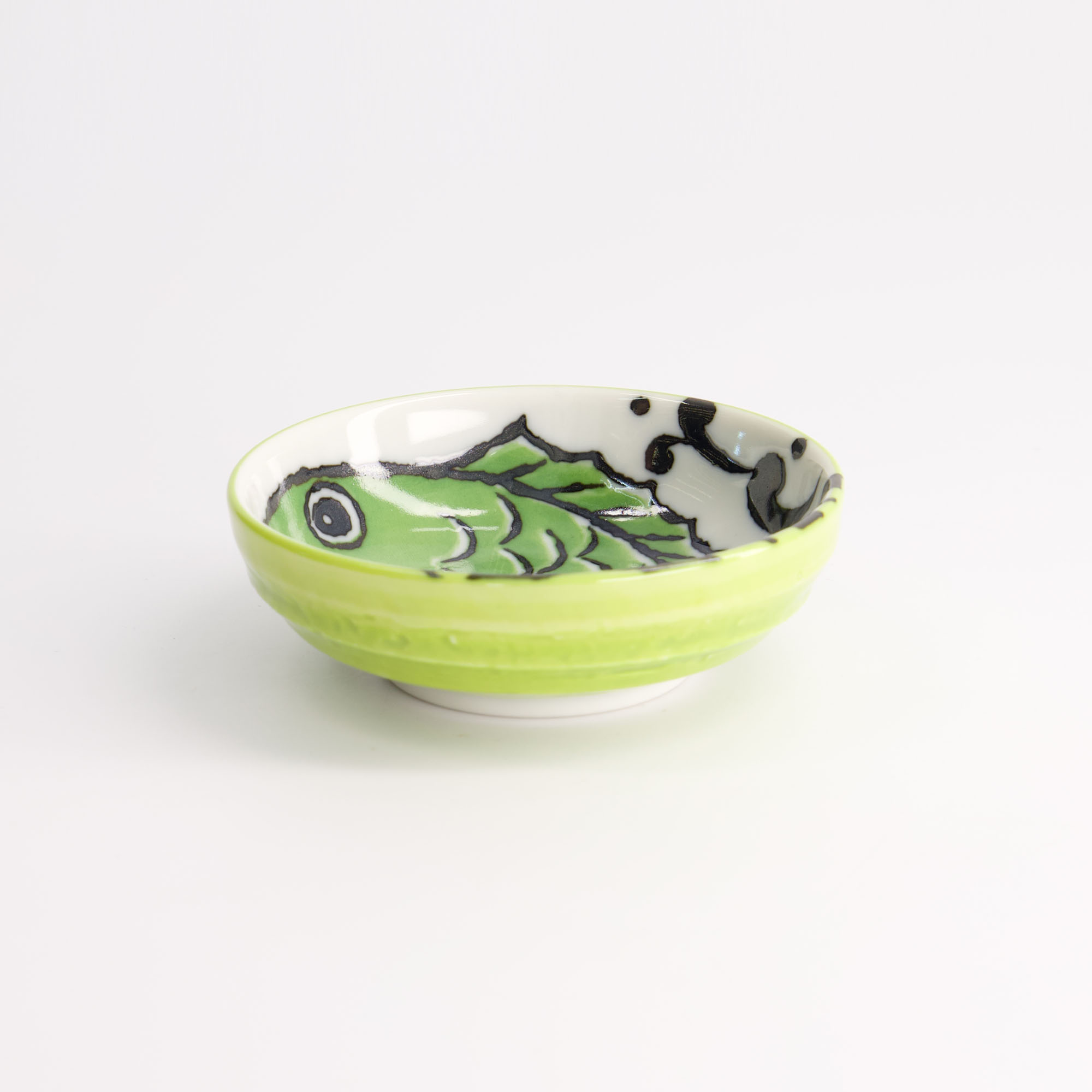 Seafood Dish 9.5x3cm 150ml Snapper Green Hb-9931/c 17768 12/192 Gift