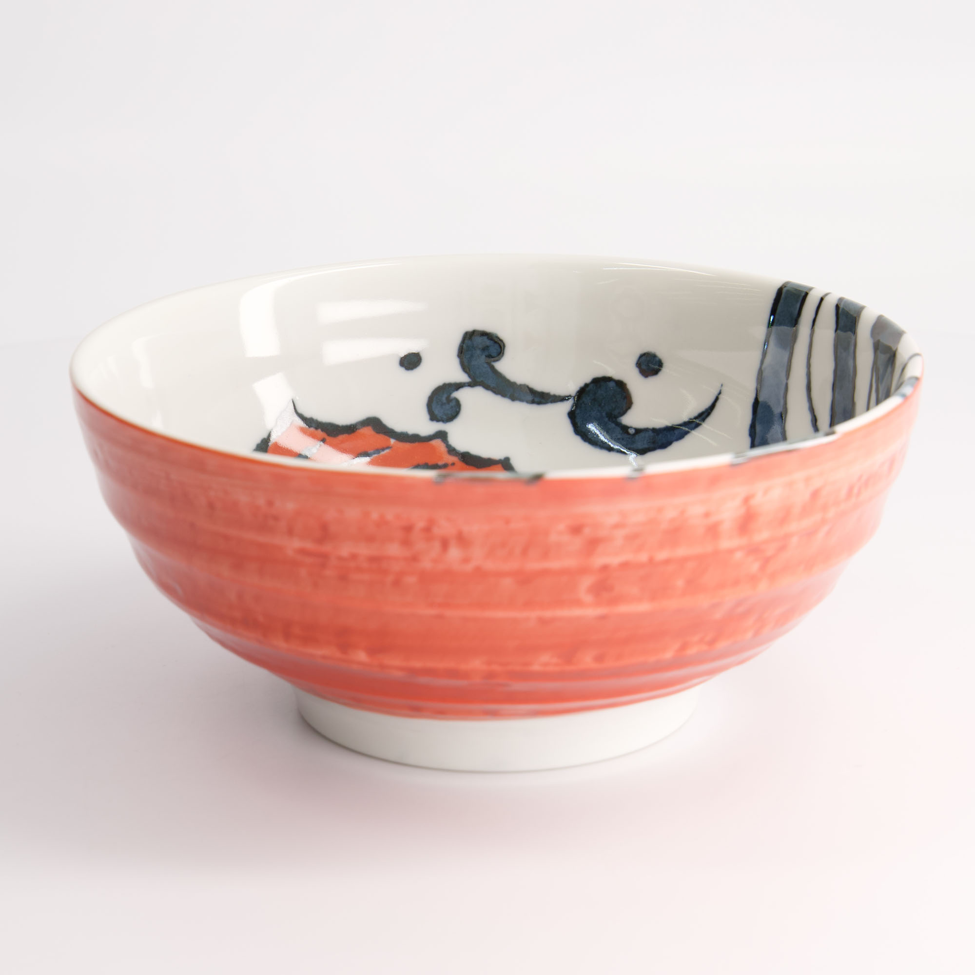 Seafood Ramen Bowl 18.5x8.2cm 1200ml Snapper Red Hb-9930/t 17791 3/24 Gift