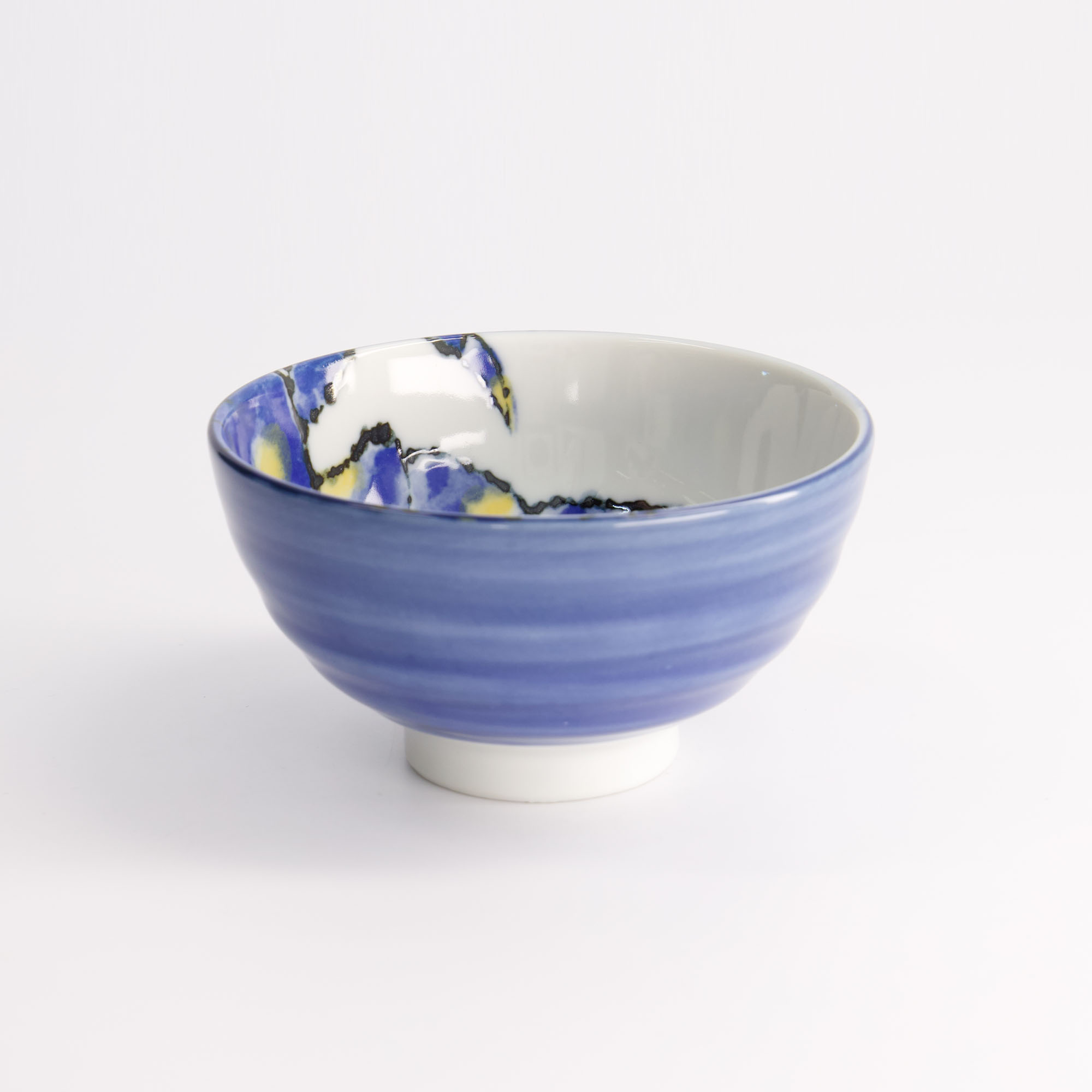 Seafood Rice Bowl 11.2x6.2cm 300ml Crab Blue Lb54/kb 6/96 Gift
