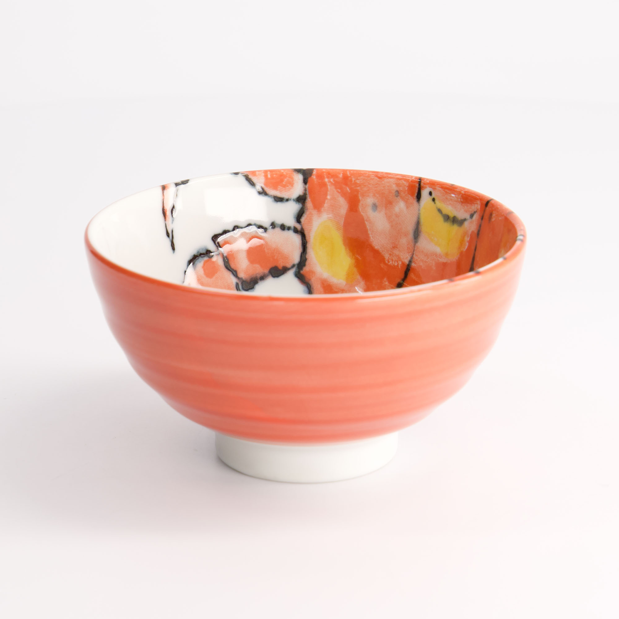 Seafood Rice Bowl 11.2x6.2cm 300ml Crab Red Lb54/k 6/96 Gift