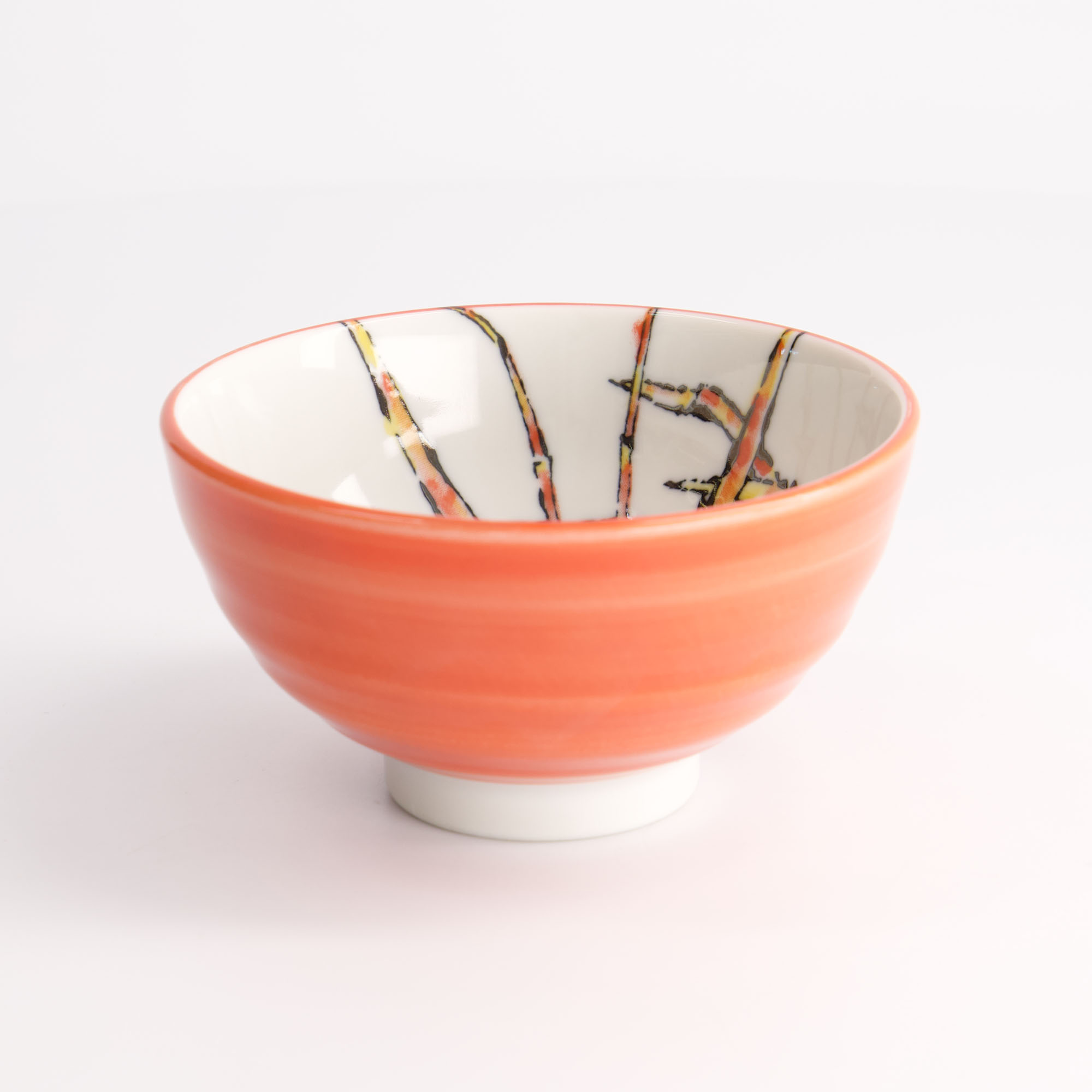 Seafood Rice Bowl 11.2x6.2cm 300ml Lobster Red Lb54/e 6/96 Gift