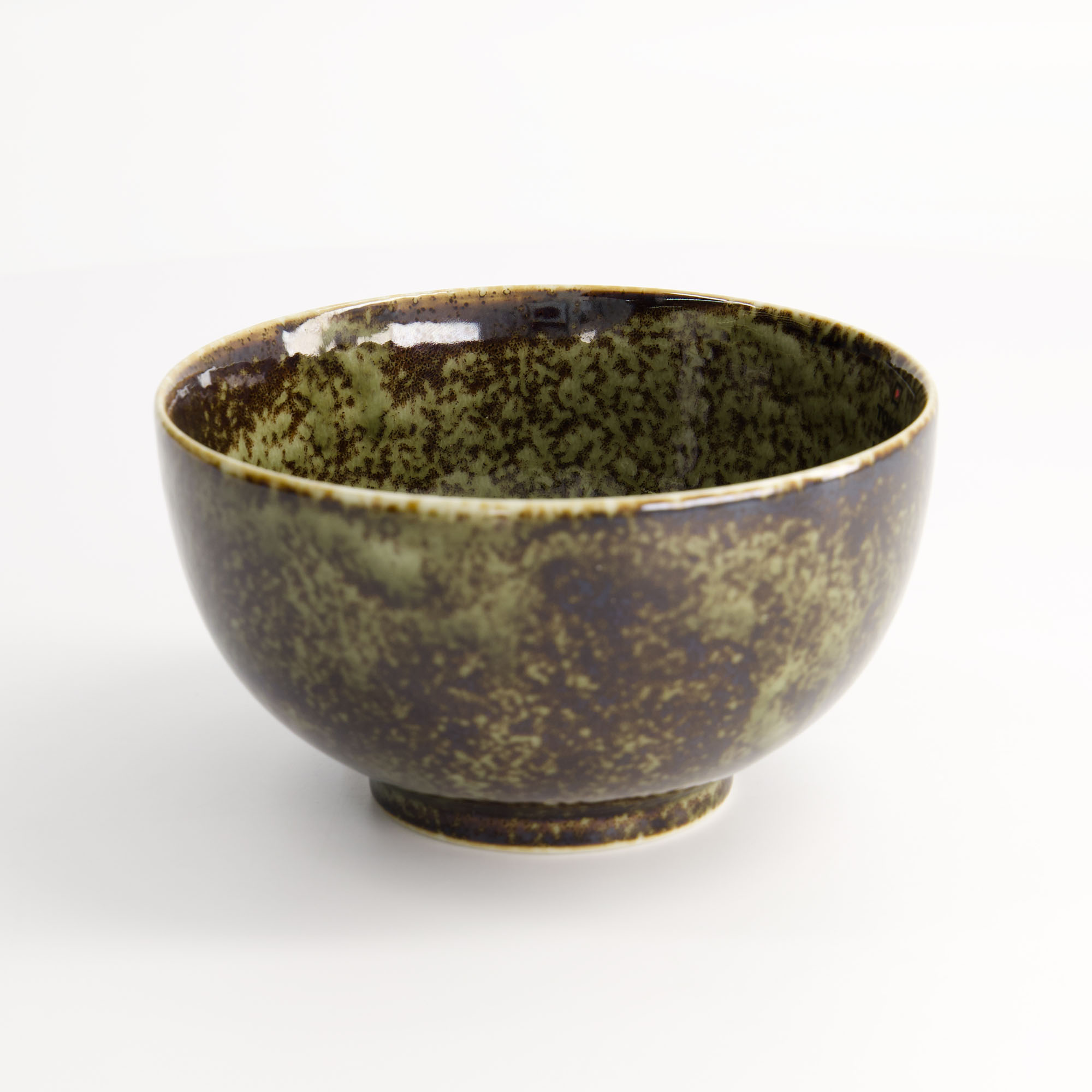 Shinryoku Green Okonomi Bowl 13x7.2cm 500ml Yw-5579/g 4/48 Gift