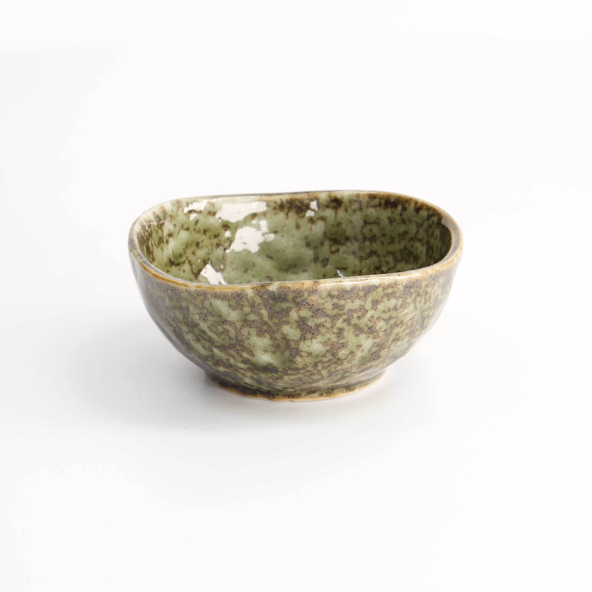 Shinryoku Green Triangle Mini Bowl 9x4.2cm 130ml Yw-5586/g 12/144 Gift