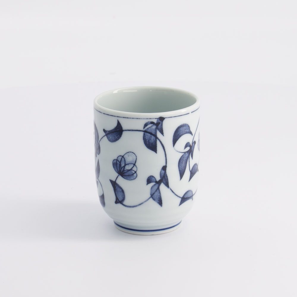 Tea Cup 6.5x7.5cm 160ml Blue/white Yw-120620/b 10/120 Gift