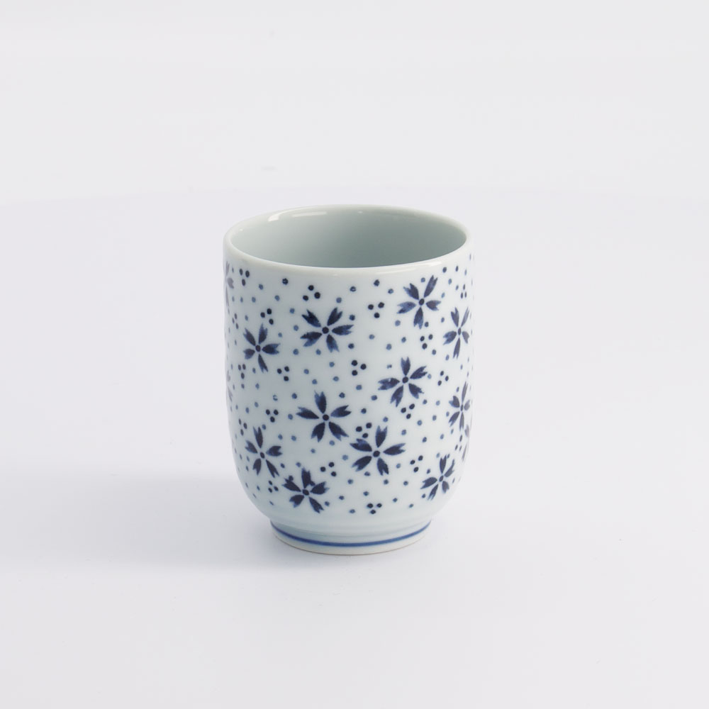 Tea Cup 6.5x7.5cm 160ml Blue/white Yw-17726/a 10/120 Gift