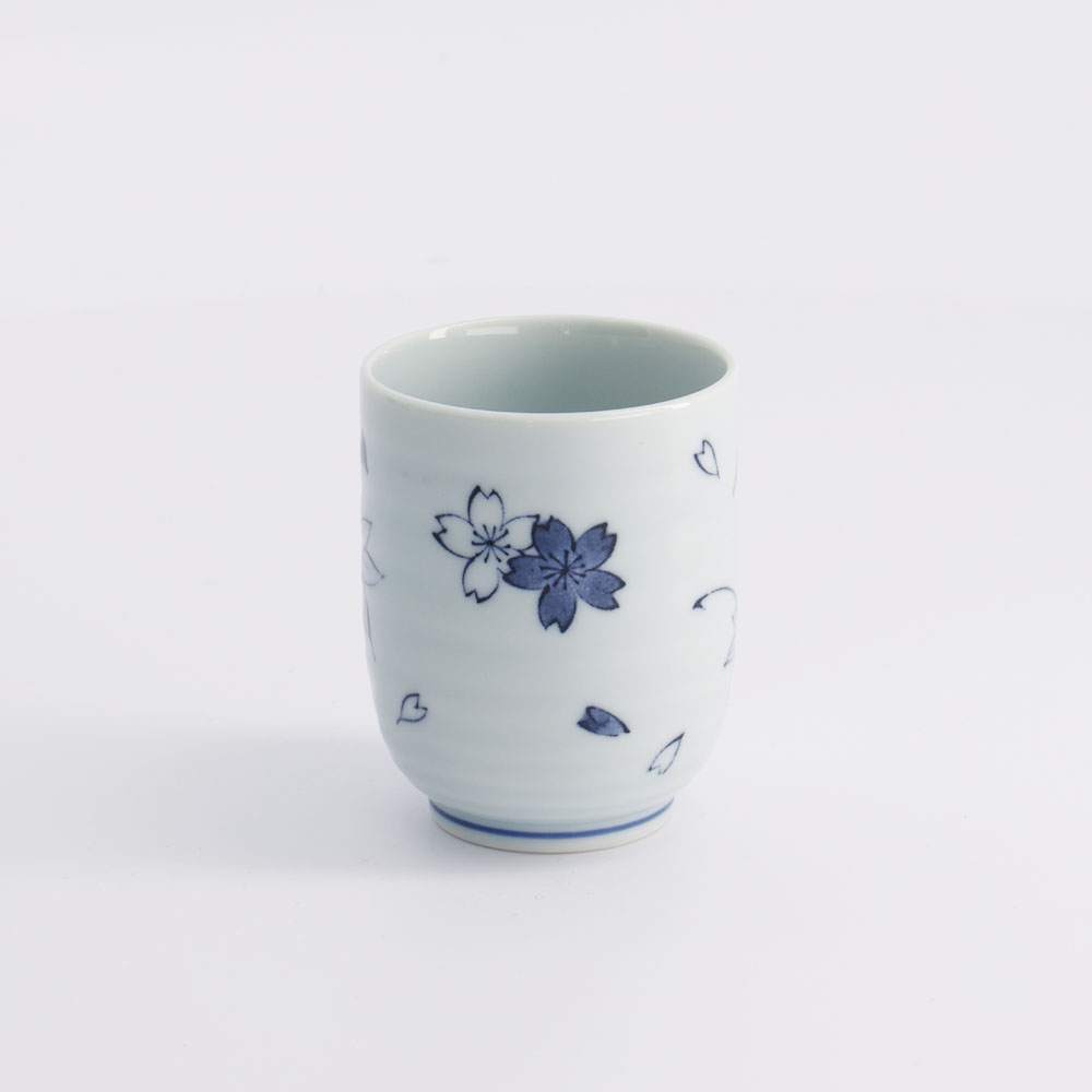 Tea Cup 6.5x7.5cm 160ml Blue/white Yw-17726/c 10/120 Gift