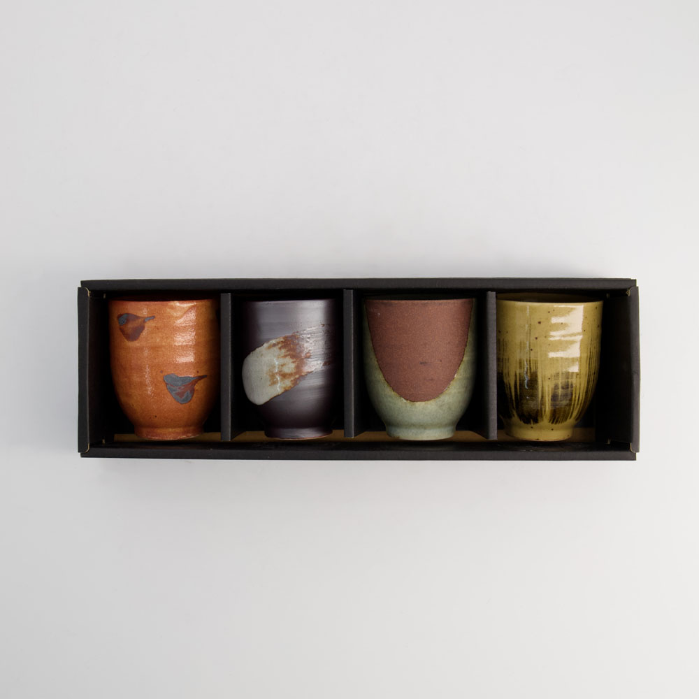 Tea Cup Giftset 4pcs 6.7x8.3cm 200ml B 20915 1/24 Gift