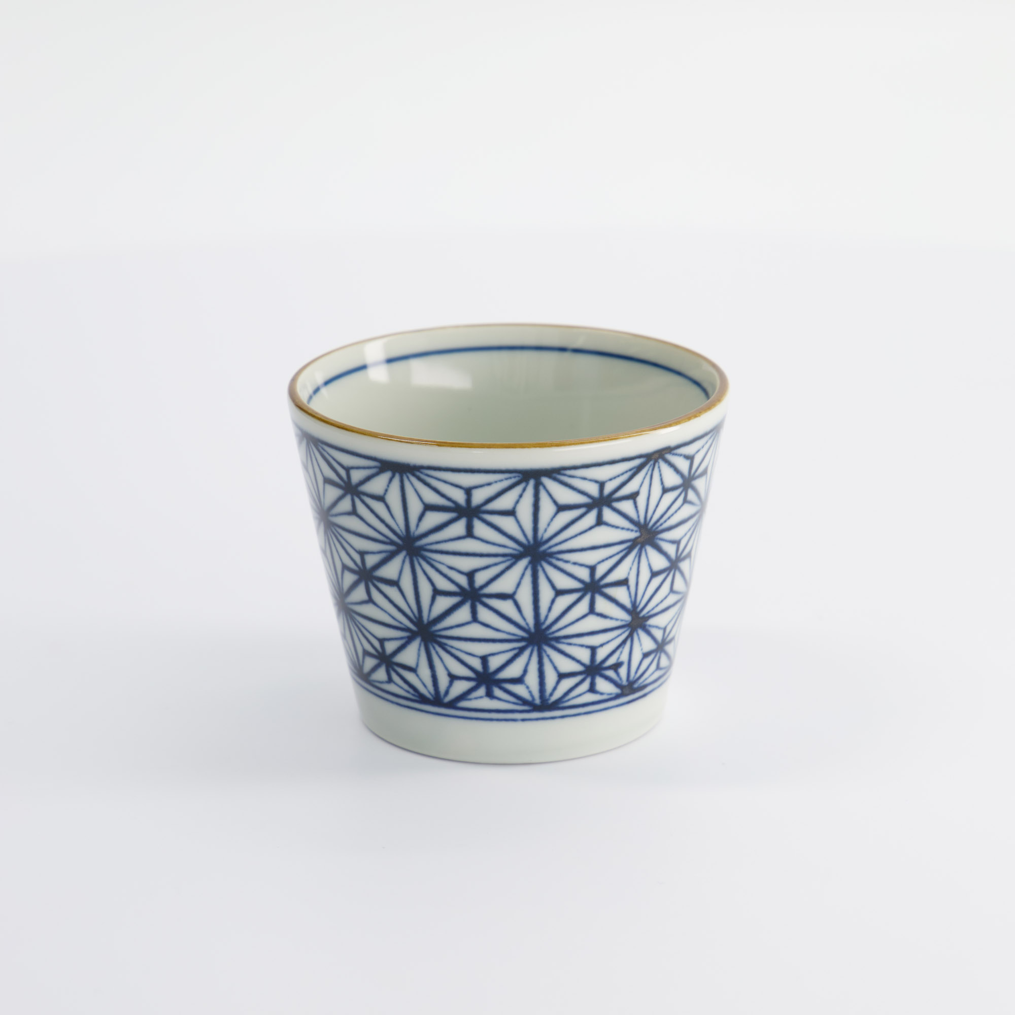 Tea Cup Straight Blue And White Japan Kosome 8.3x6.5cm 180ml Yw-9984/a 17837 6/144 Gift