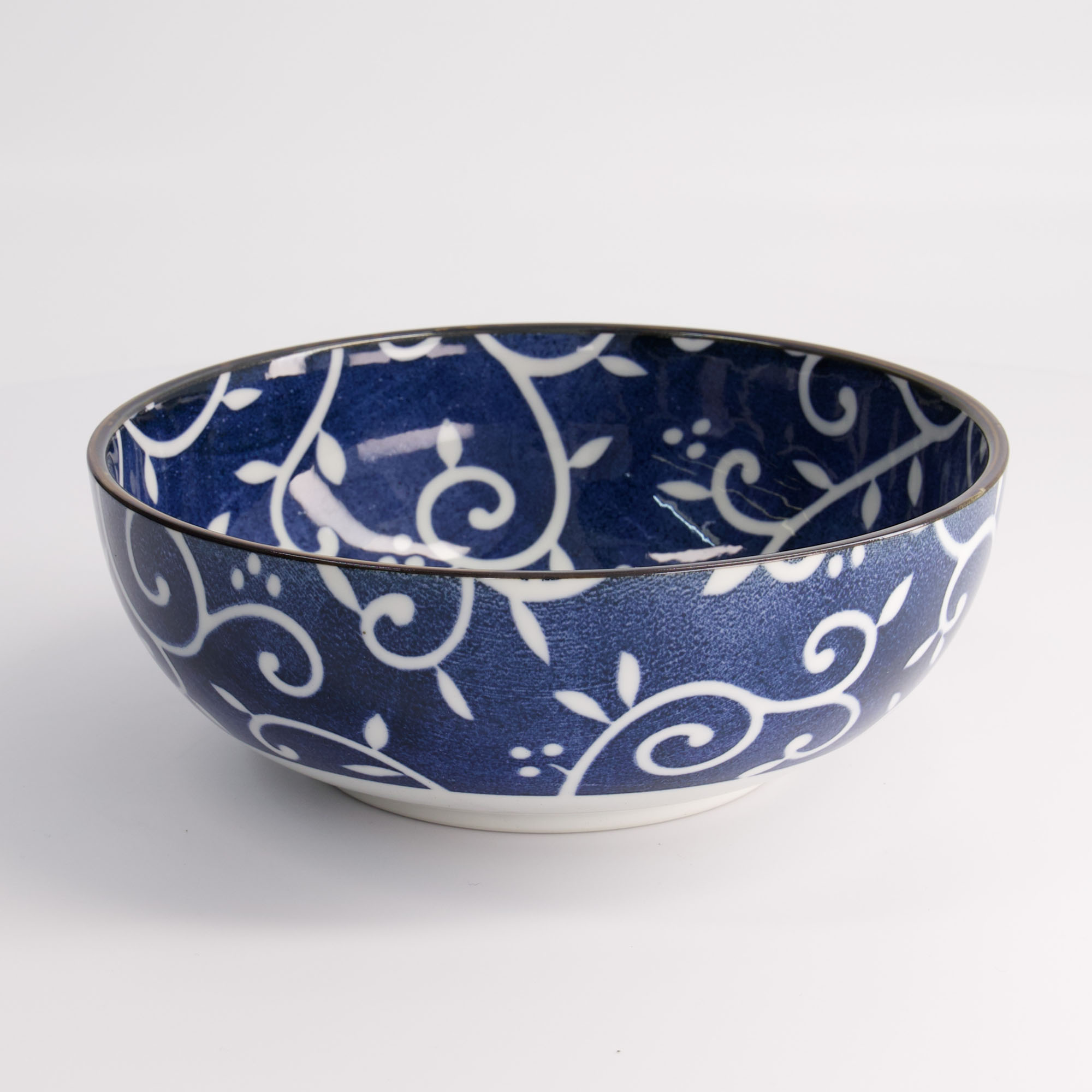 Tokyo Blue Karakusa Mixed Bowls 20x7.2cm 40-230404 Hb-16 4/32 Gift