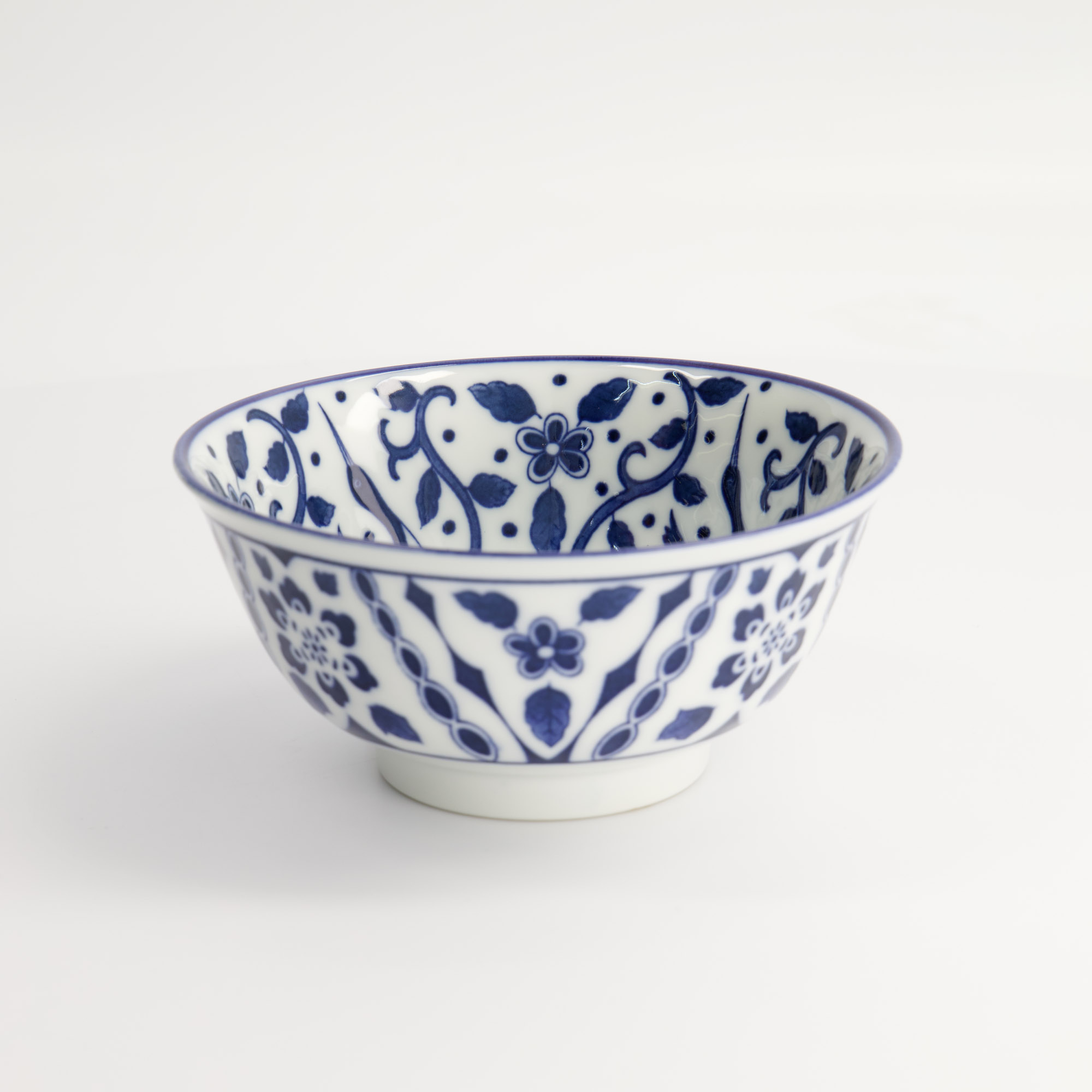 Tokyo Blue Mixed Bowls 15x7cm 550ml Maizuru Bl/wh Hb-7104 6/48 Gift