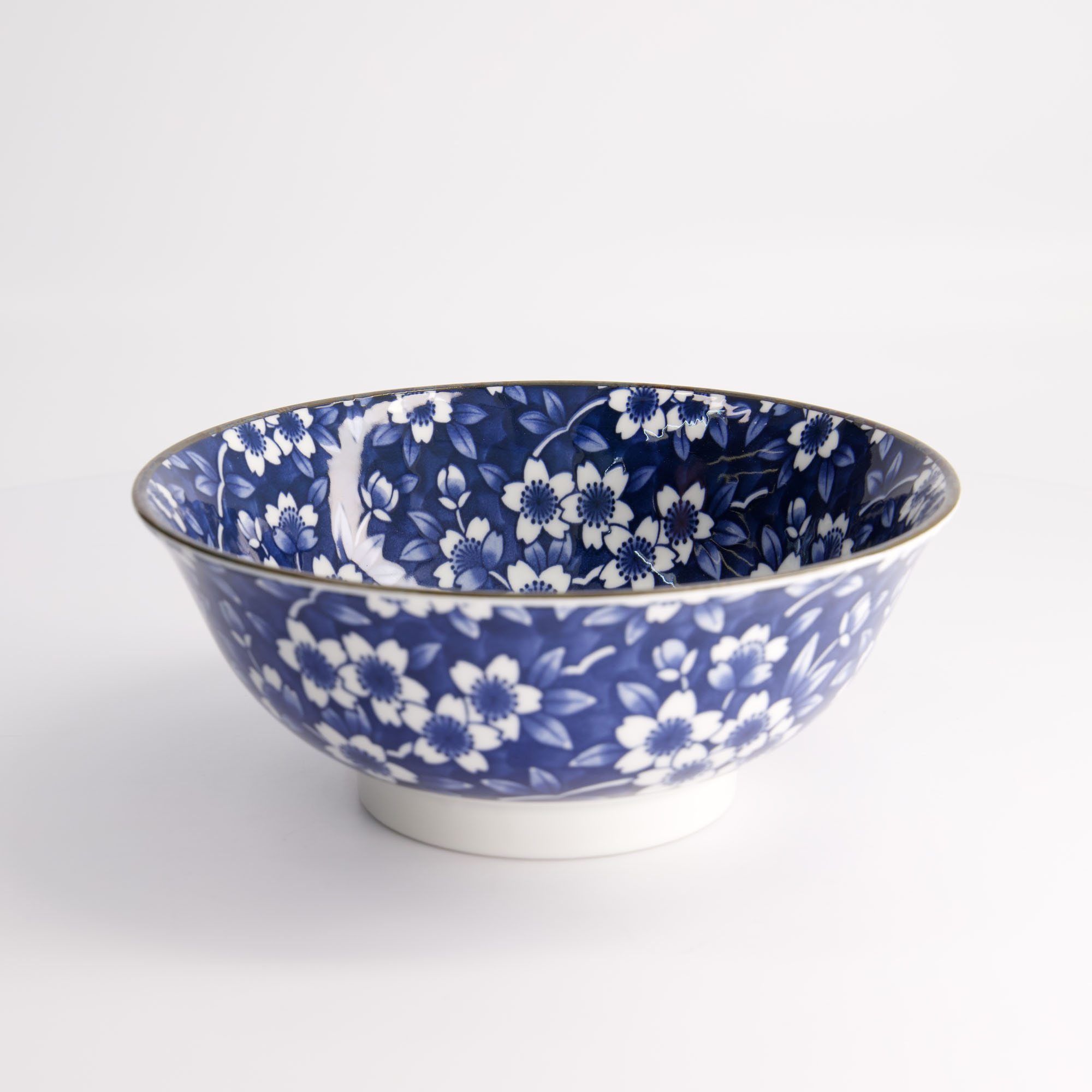 Tokyo Blue Mixed Bowls Ramen 21x8.5cm 1300ml Sakura Hb-9923/d 17755 3/24 Gift