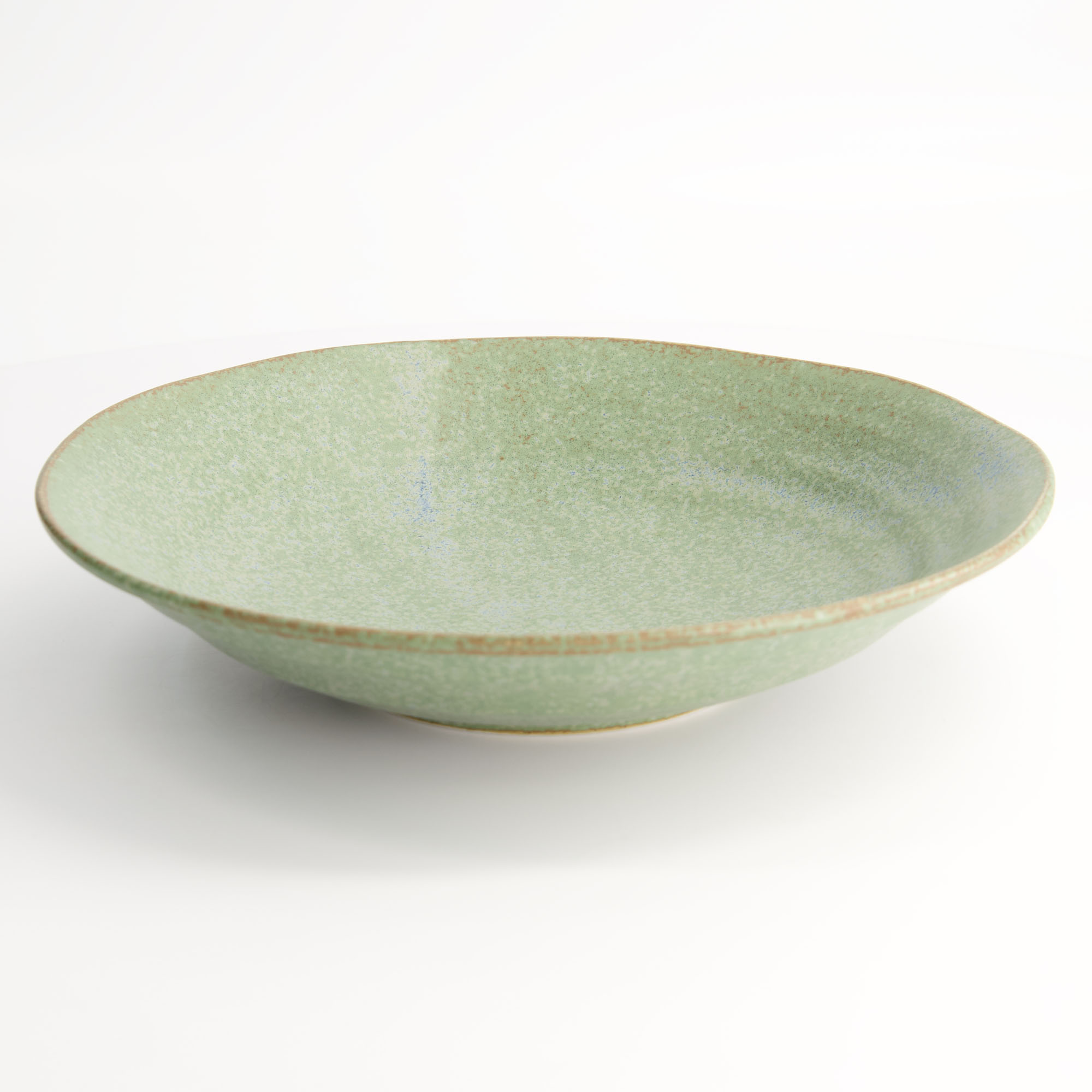 Vert Sauge Shallow Bowl 25.6x5.2cm Yw-7215/vs 3/36 Gift